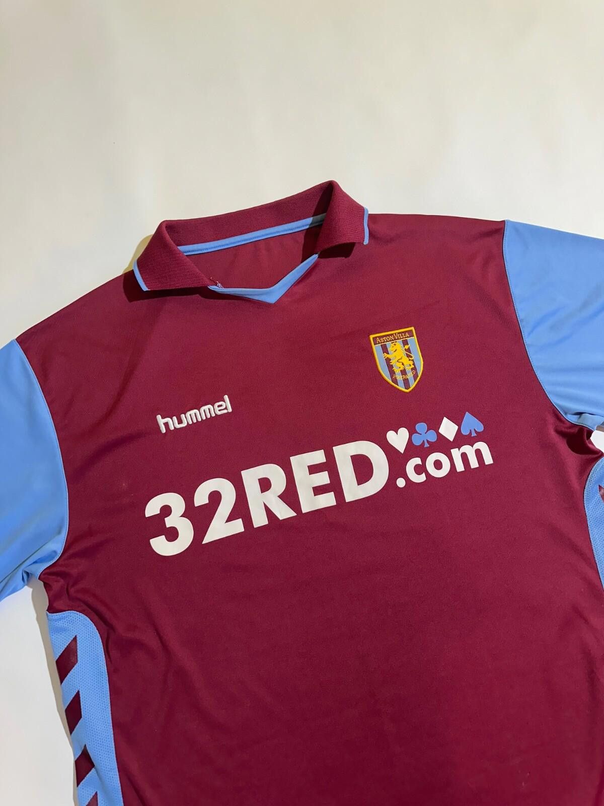 Hummel Hummel Aston Villa 200607 home Football Jersey Soccer Jersey Size US XL / EU 56 / 4 - 2 Thumbnail