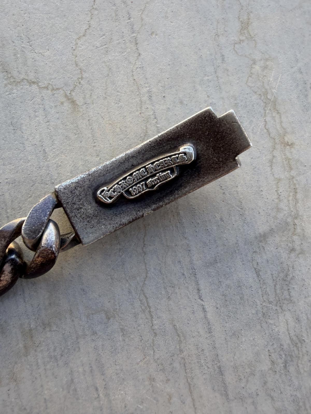 Chrome Hearts Chrome Hearts Floral ID Bracelet 13 Link Sterling Silver Size ONE SIZE - 4 Thumbnail
