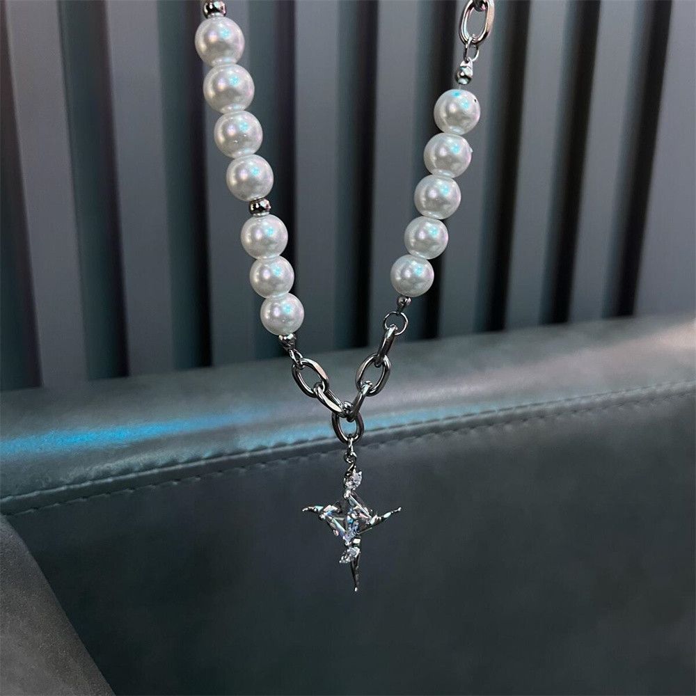 Other Zircon Cross Pendant Necklace Size ONE SIZE - 1 Thumbnail