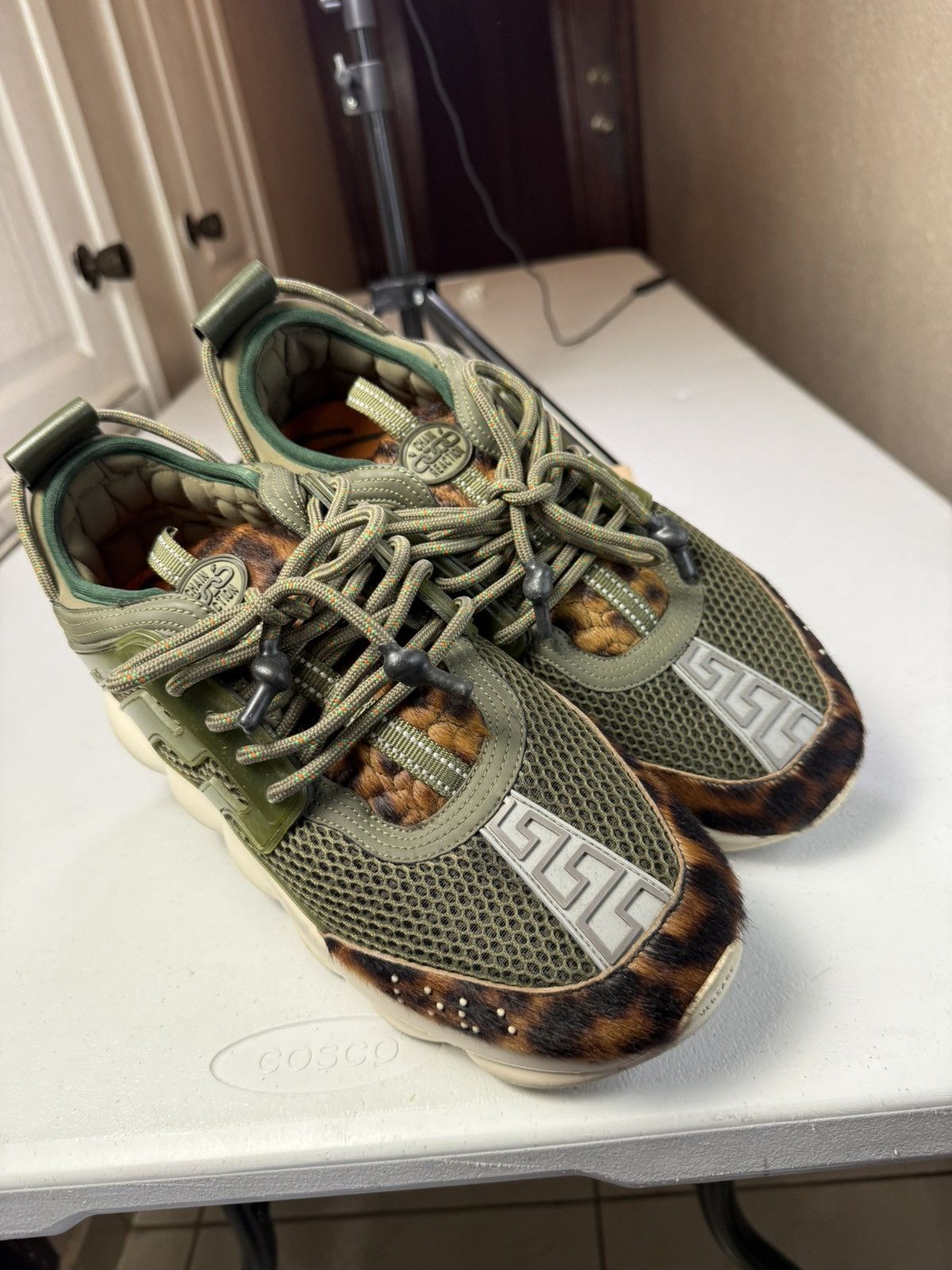 Versace Versace Chain Reaction Animal Sneakers sz 43 Size US 10 / EU 43 - 13 Thumbnail