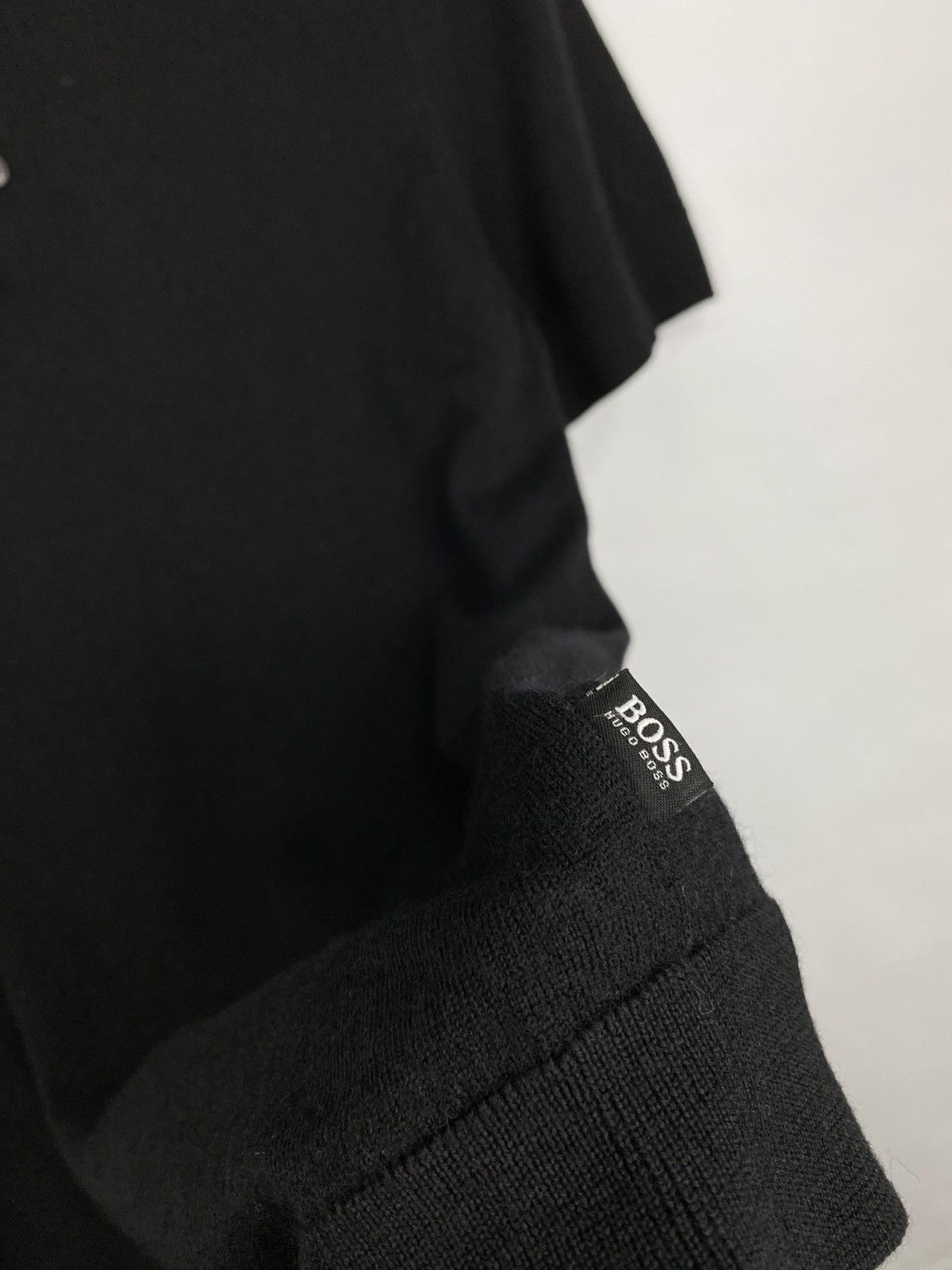 Hugo Boss Hugo Boss Wool Knit Polo T-Shirt Retro Rare Hype Y2K Size US M / EU 48-50 / 2 - 9 Thumbnail