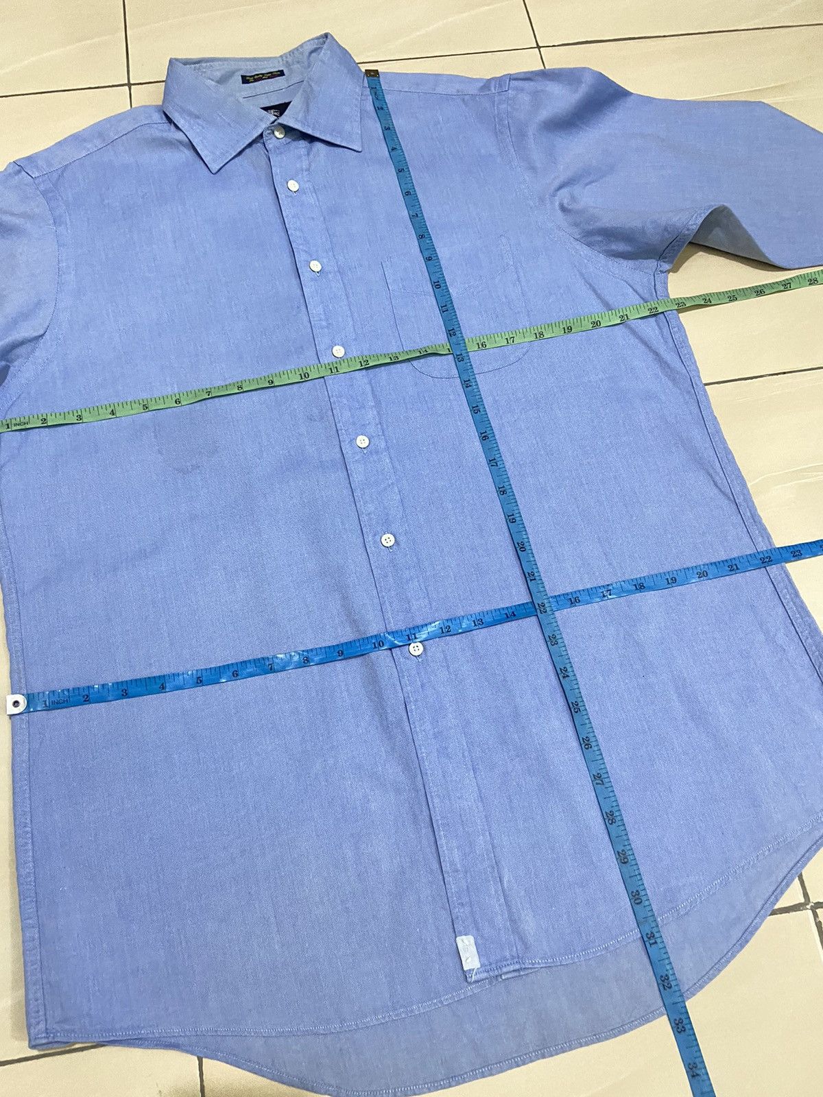 Burberry × Japanese Brand Burberry Button Up Shirt Size US L / EU 52-54 / 3 - 9 Thumbnail