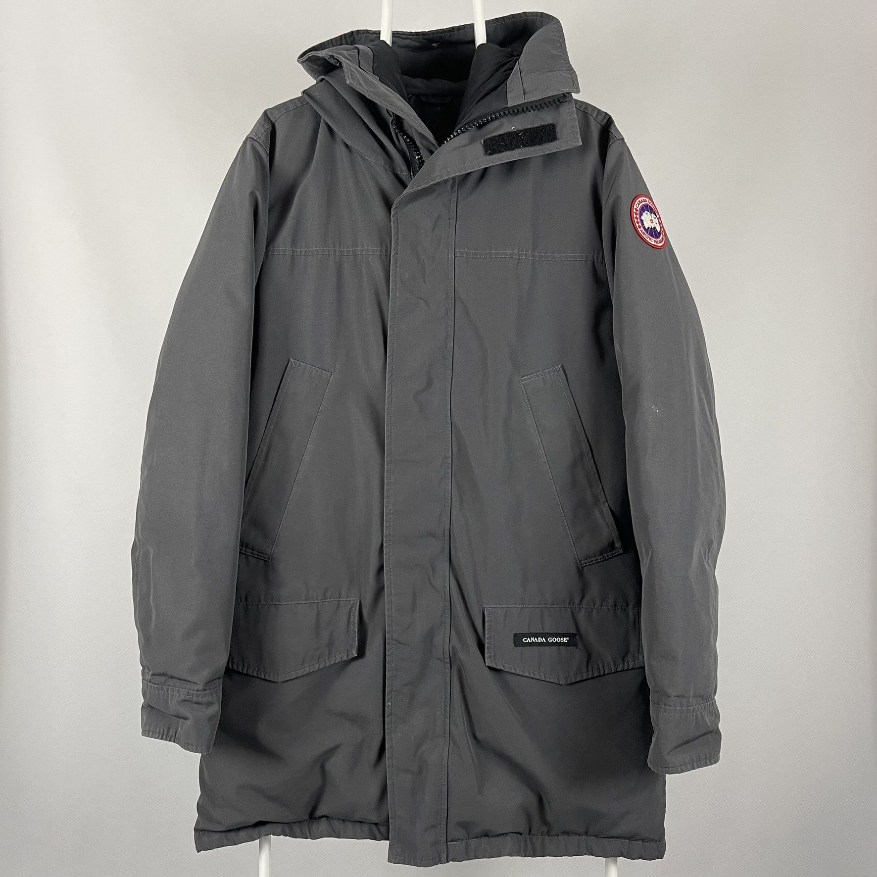image of Canada Goose Langford Parka Heritage in Grey, Men's (Size Large)