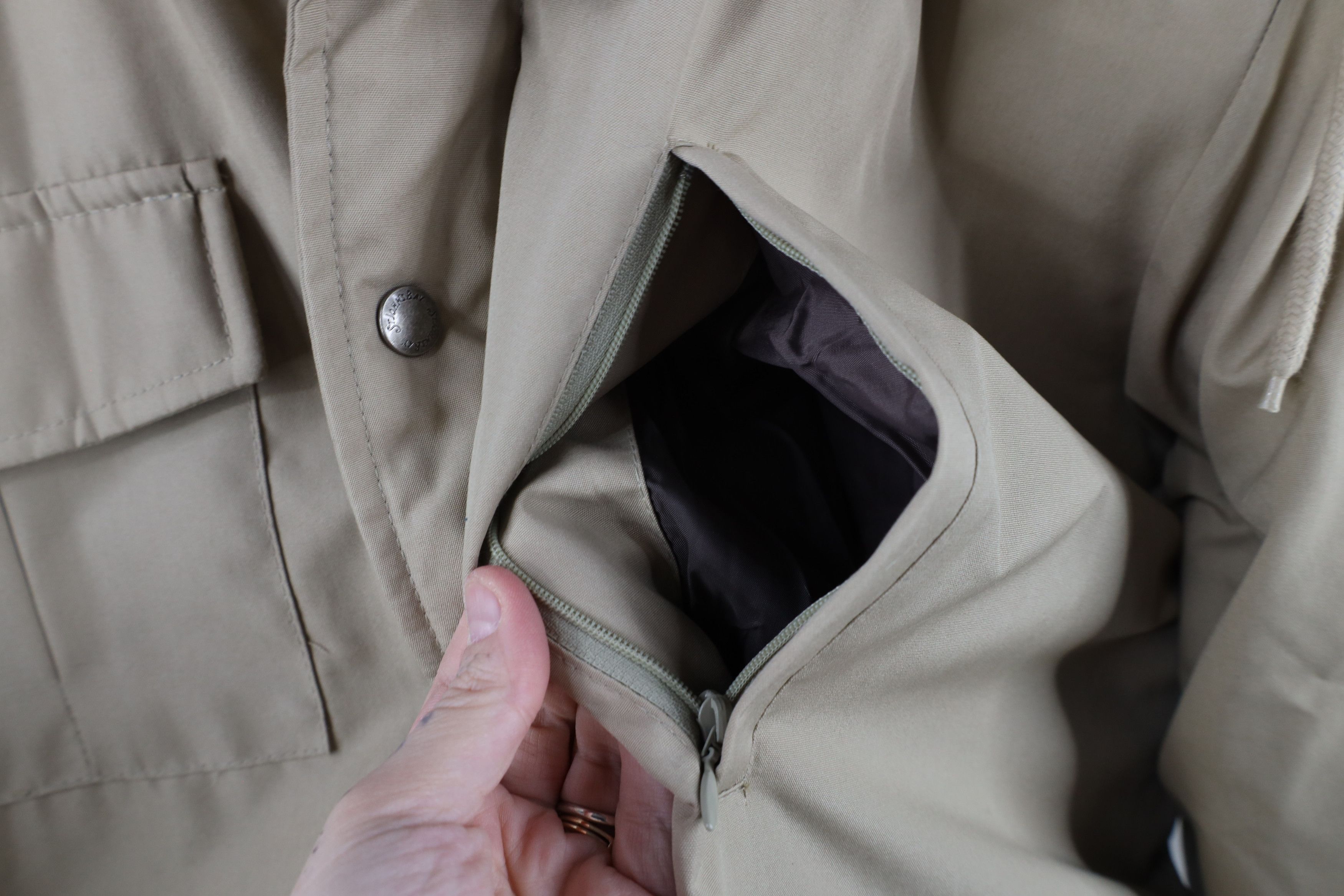 Vintage Vintage 90s Streetwear Hooded Puffer Parka Jacket Tan Size US M / EU 48-50 / 2 - 4 Thumbnail