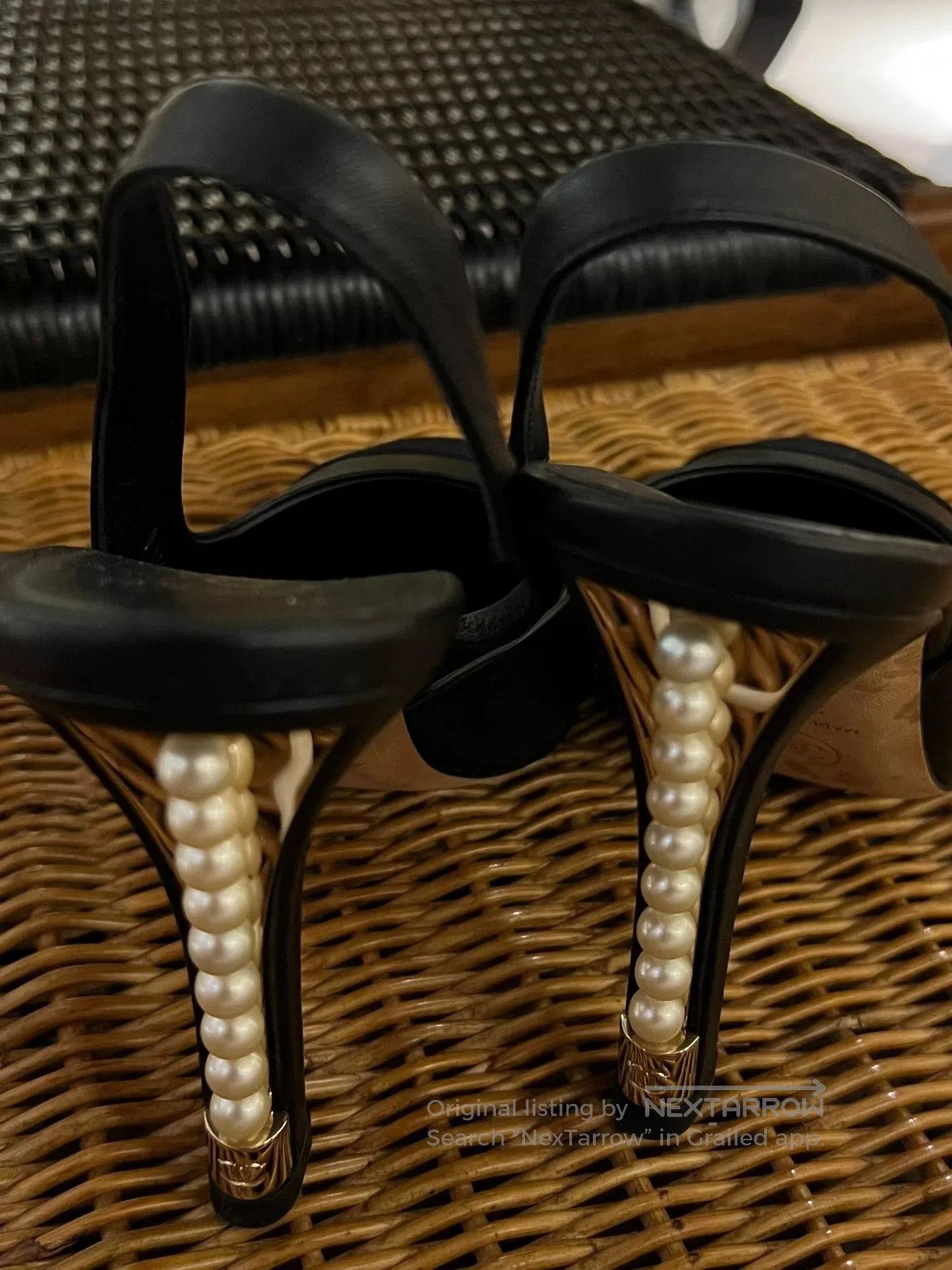 Chanel Chanel Pearl High Heels Size 37.5. Size US 6.5 / IT 36.5 - 5 Thumbnail