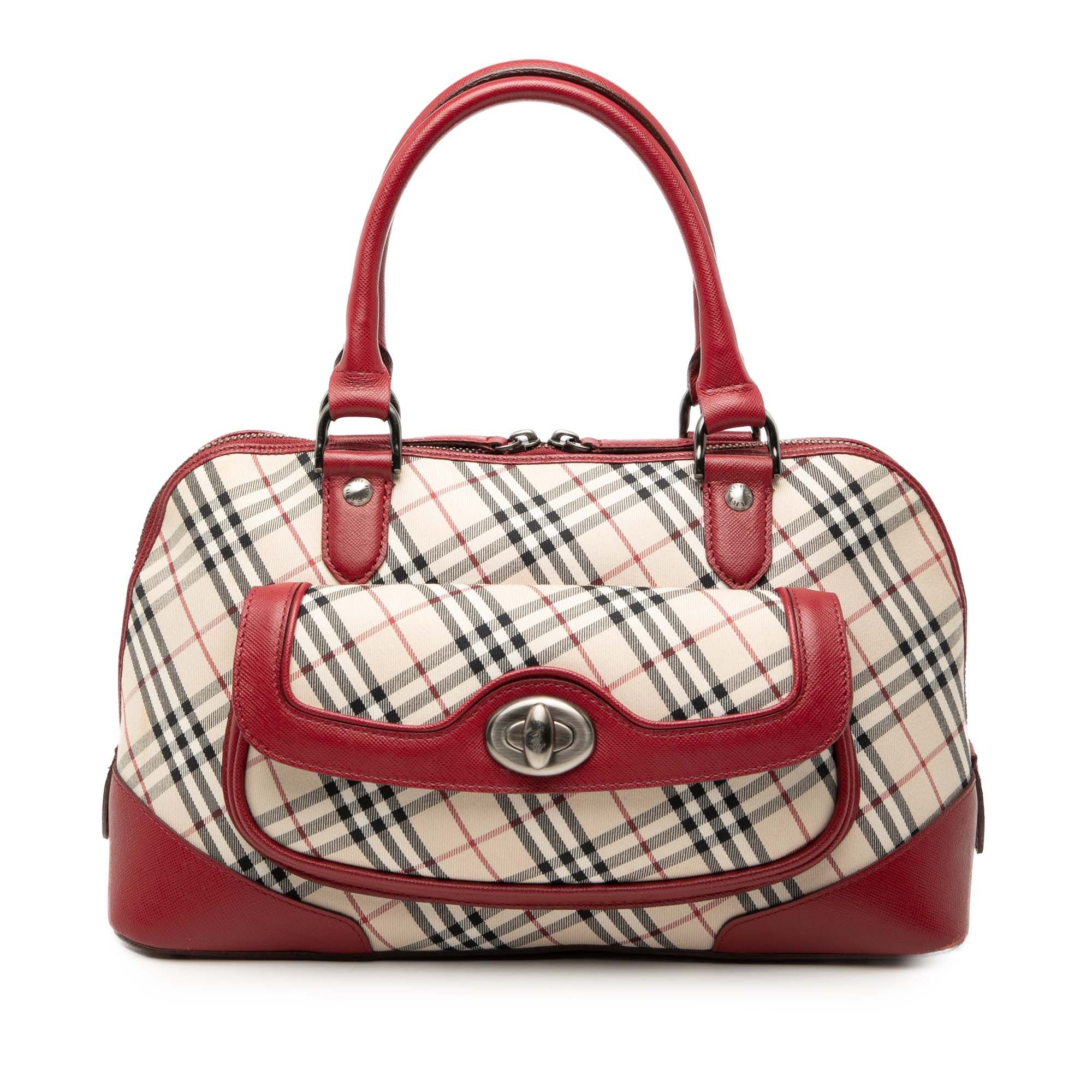 Burberry Nova Check Canvas Handbag Size ONE SIZE - 1 Thumbnail