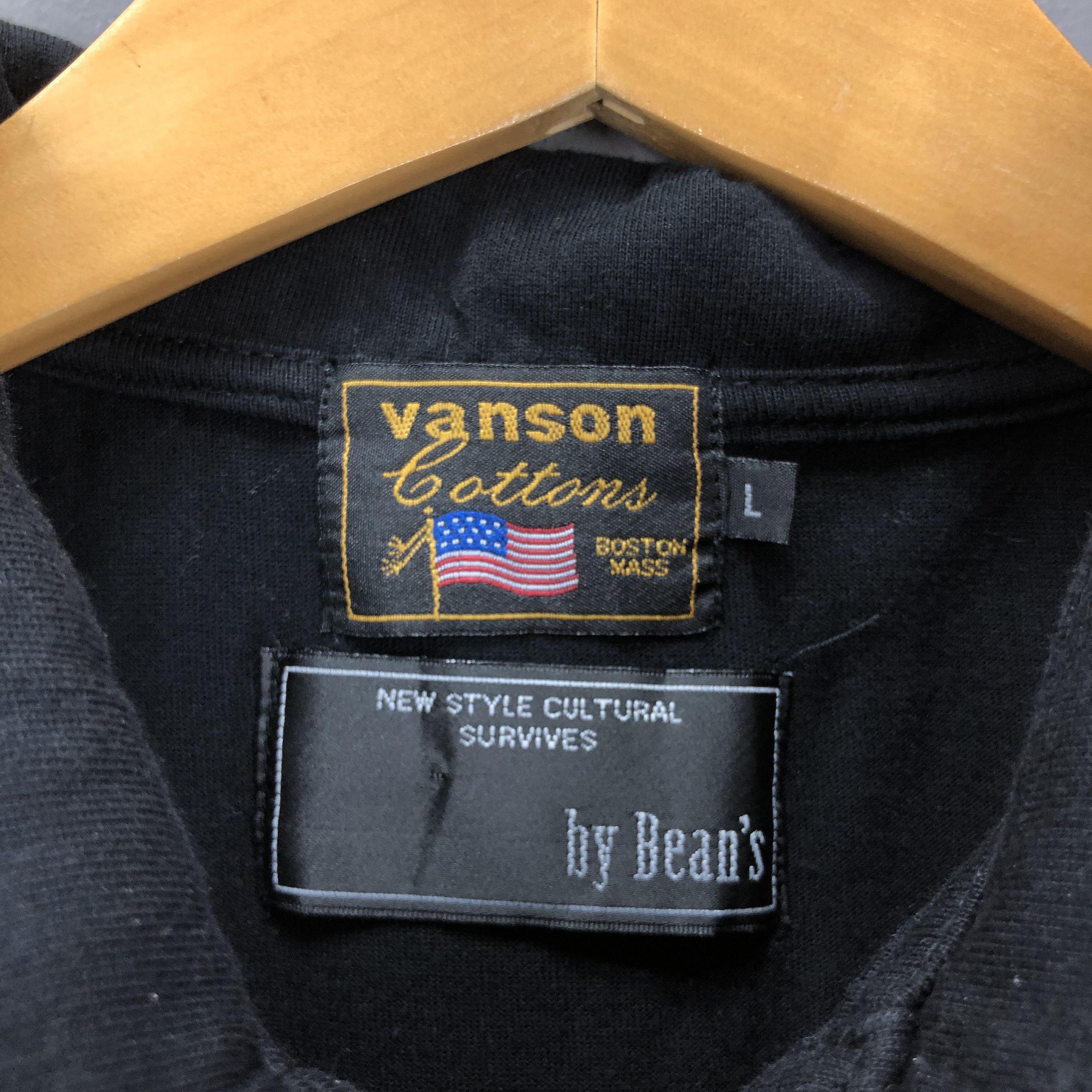 Vanson Leathers VANSON LEATHER VANSON COTTON Polo T Shirt #1538/AZ Size US M / EU 48-50 / 2 - 9 Thumbnail
