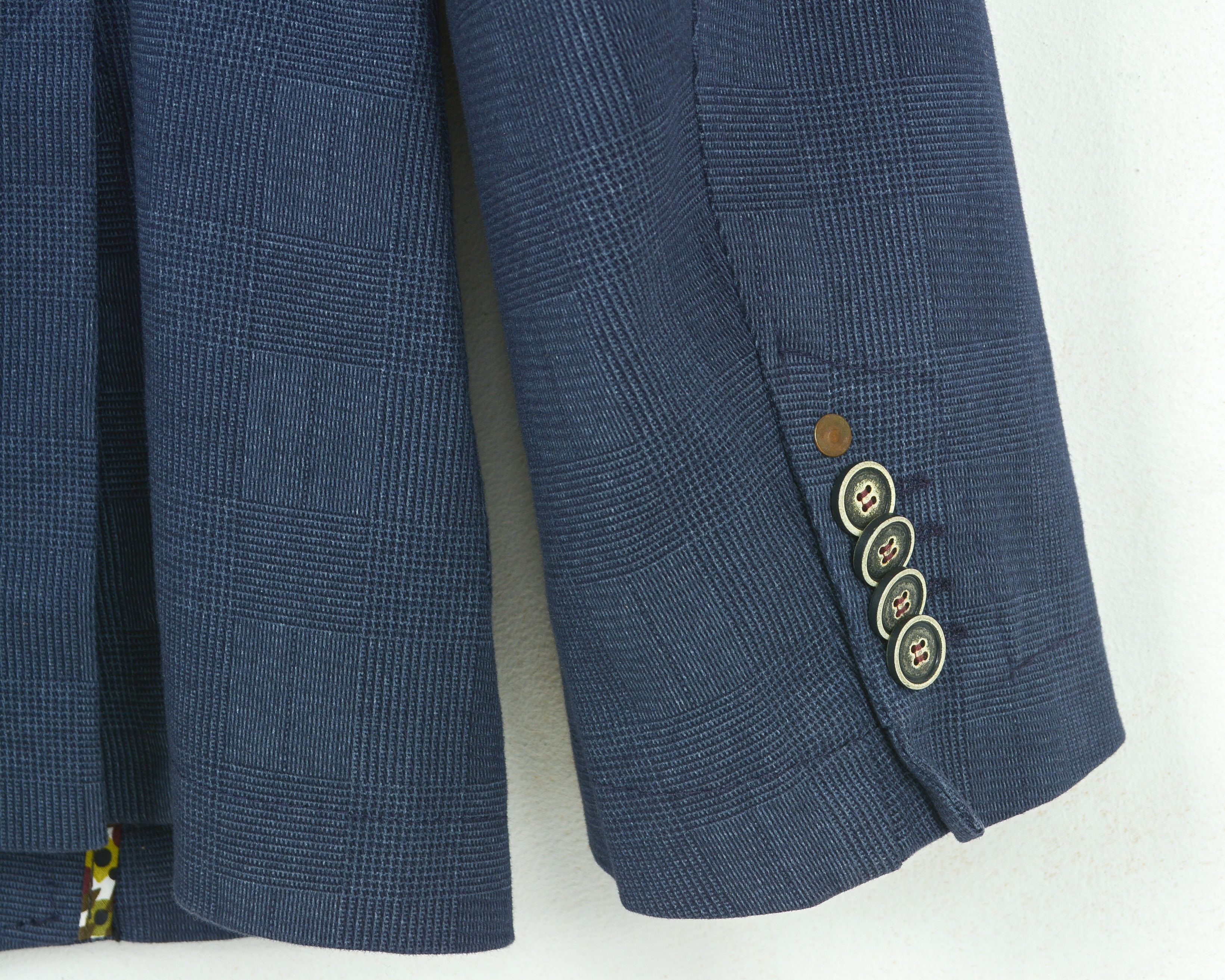 Designer BERTONI Noble Fade Blazer US 48 Jacket Slim EU 58 Coat Size 48R - 6 Thumbnail