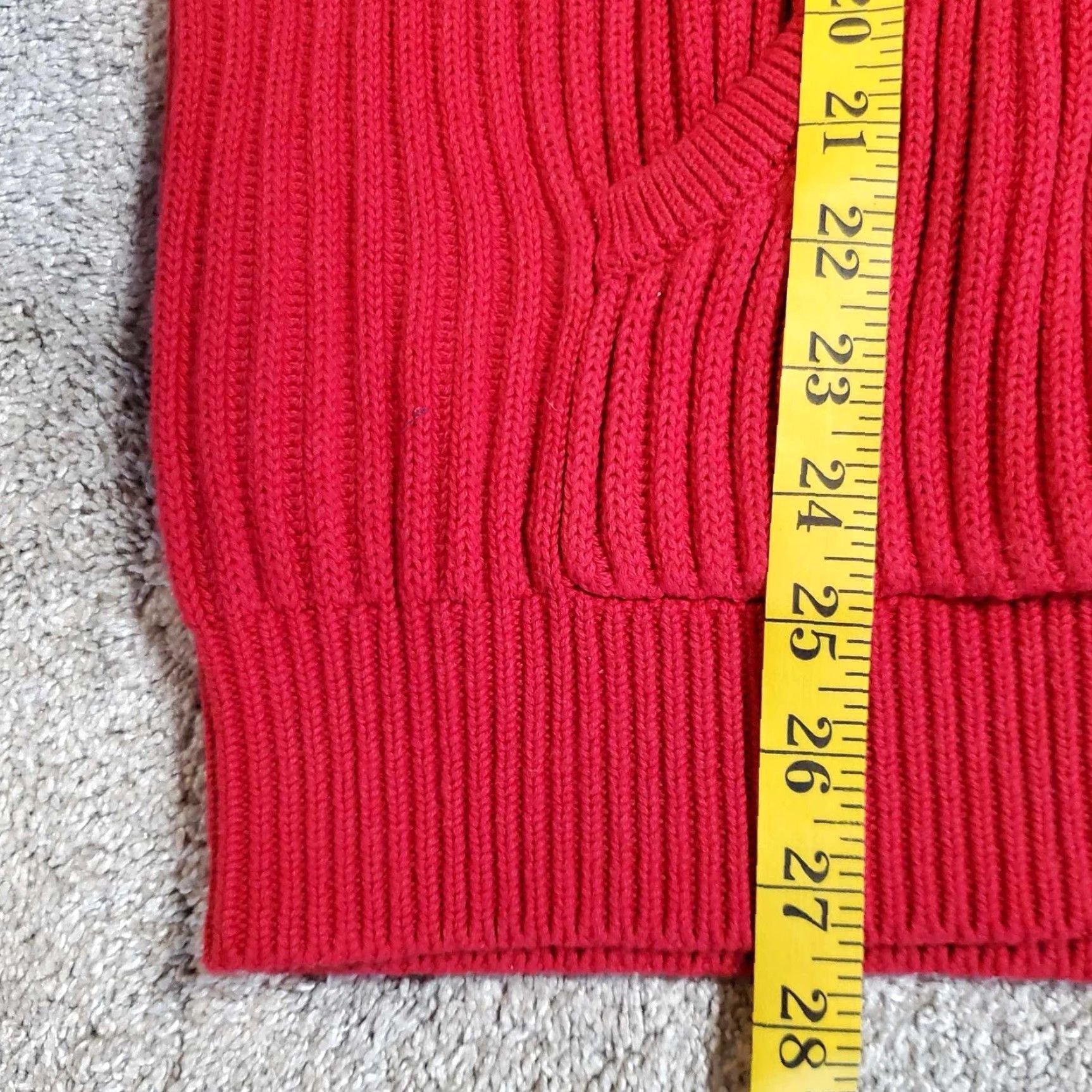 Vintage VINTAGE L.L. Bean Driver's Knit High Neck Sweater Mens Large L Full Zip Coatigan Red Vintage 90s Classic Outdoor Size US L / EU 52-54 / 3 - 5 Thumbnail