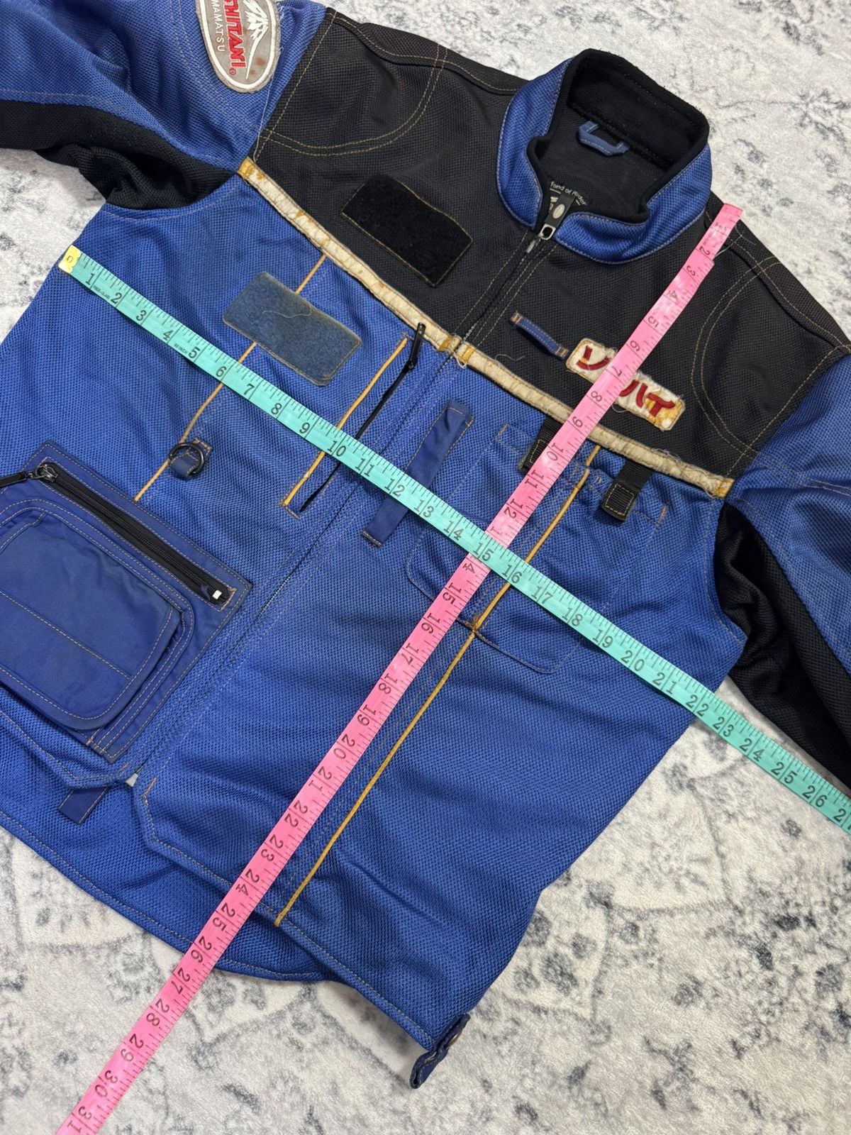 Sports Specialties DISTRESSED KUSHITANI MOTORCYCLE RAGING JACKET Size US M / EU 48-50 / 2 - 11 Thumbnail