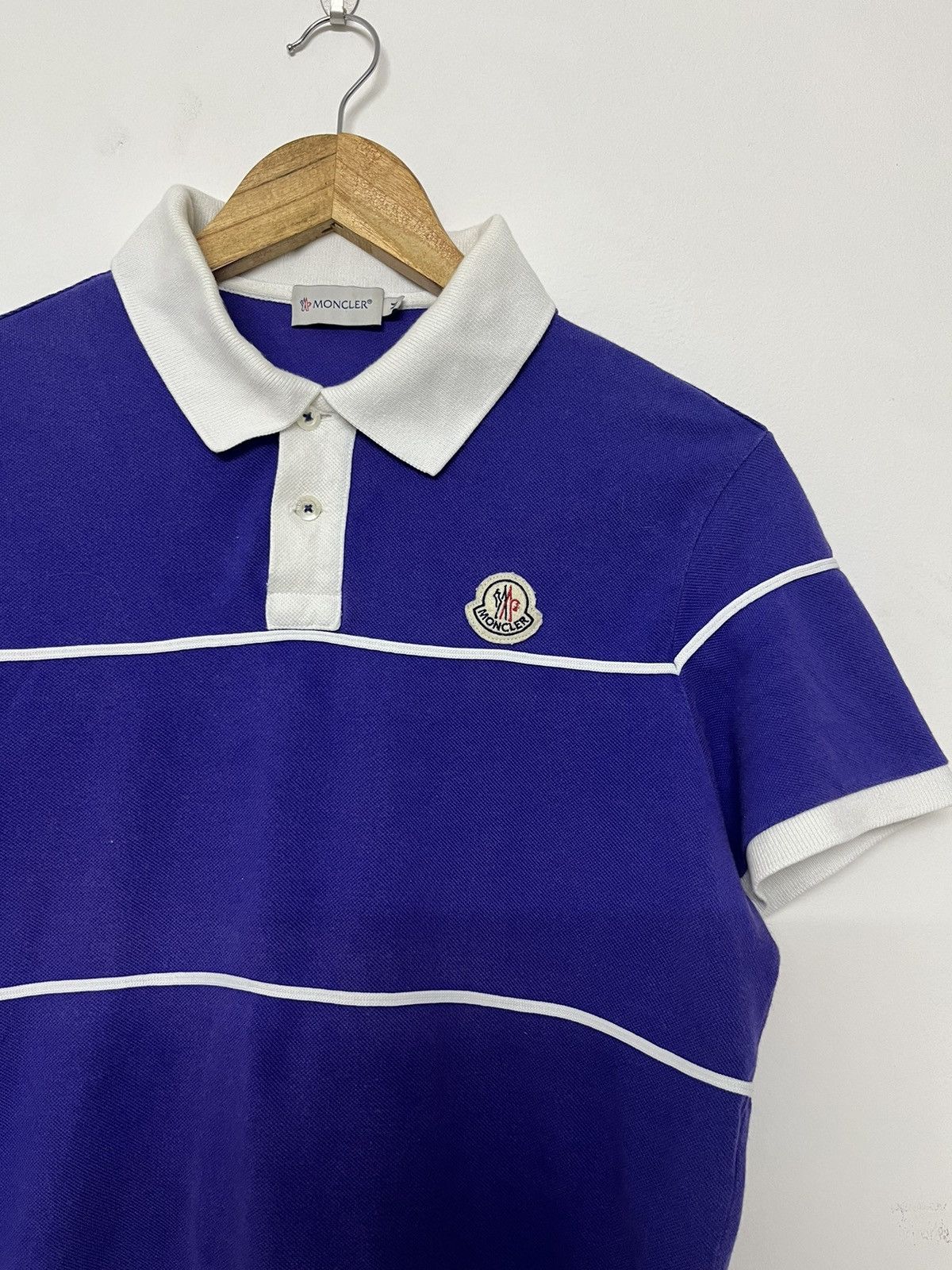 Moncler Moncler Polo Shirt Size US M / EU 48-50 / 2 - 2 Thumbnail