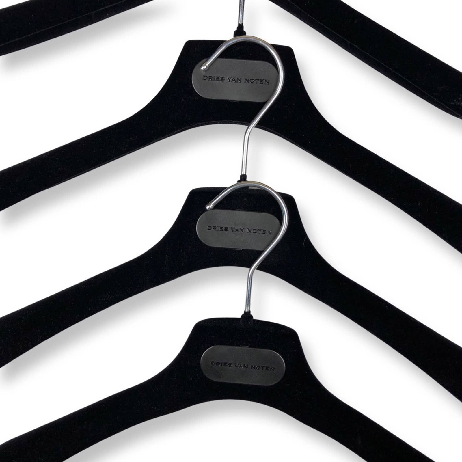 Dries Van Noten Logo Velour Hangers