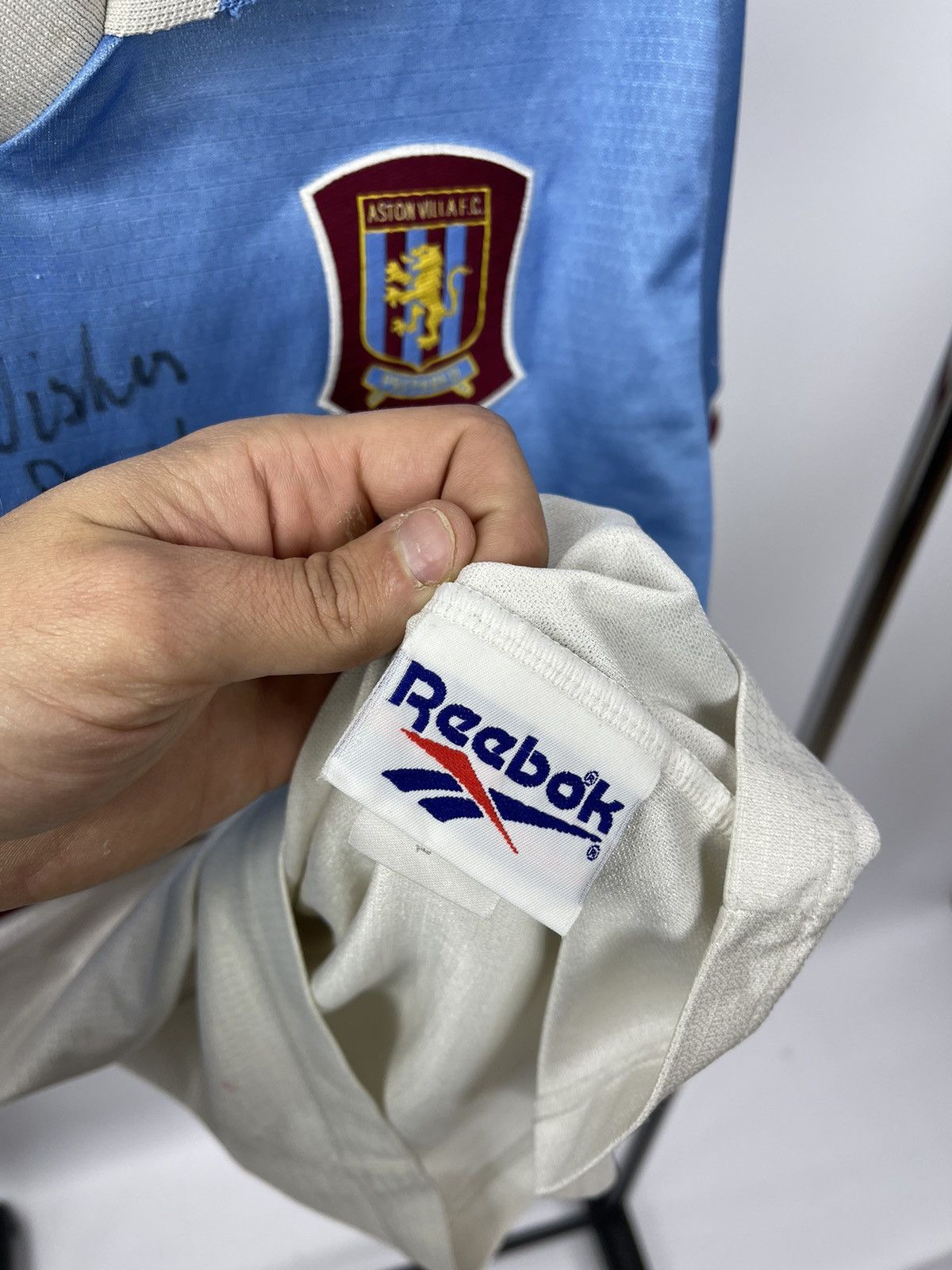 Reebok × Vintage ASTON VILLA 1997 1998 Away Football Jersey Reebok Sz YTHS Size US XS / EU 42 / 0 - 6 Thumbnail