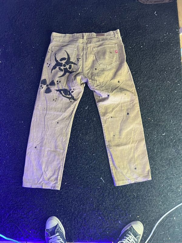 Japanese Brand Infect Dark Goth Alt Punk Cyberpunk Streetwear Opium Pants Size US 38 / EU 54 - 5 Thumbnail