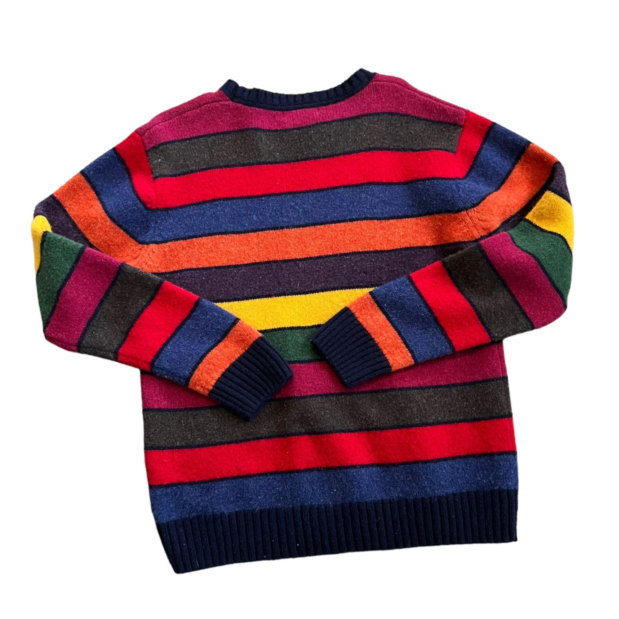 Gant Gant 100% Wool Striped Crewneck Sweater L Size US XL / EU 56 / 4 - 2 Thumbnail
