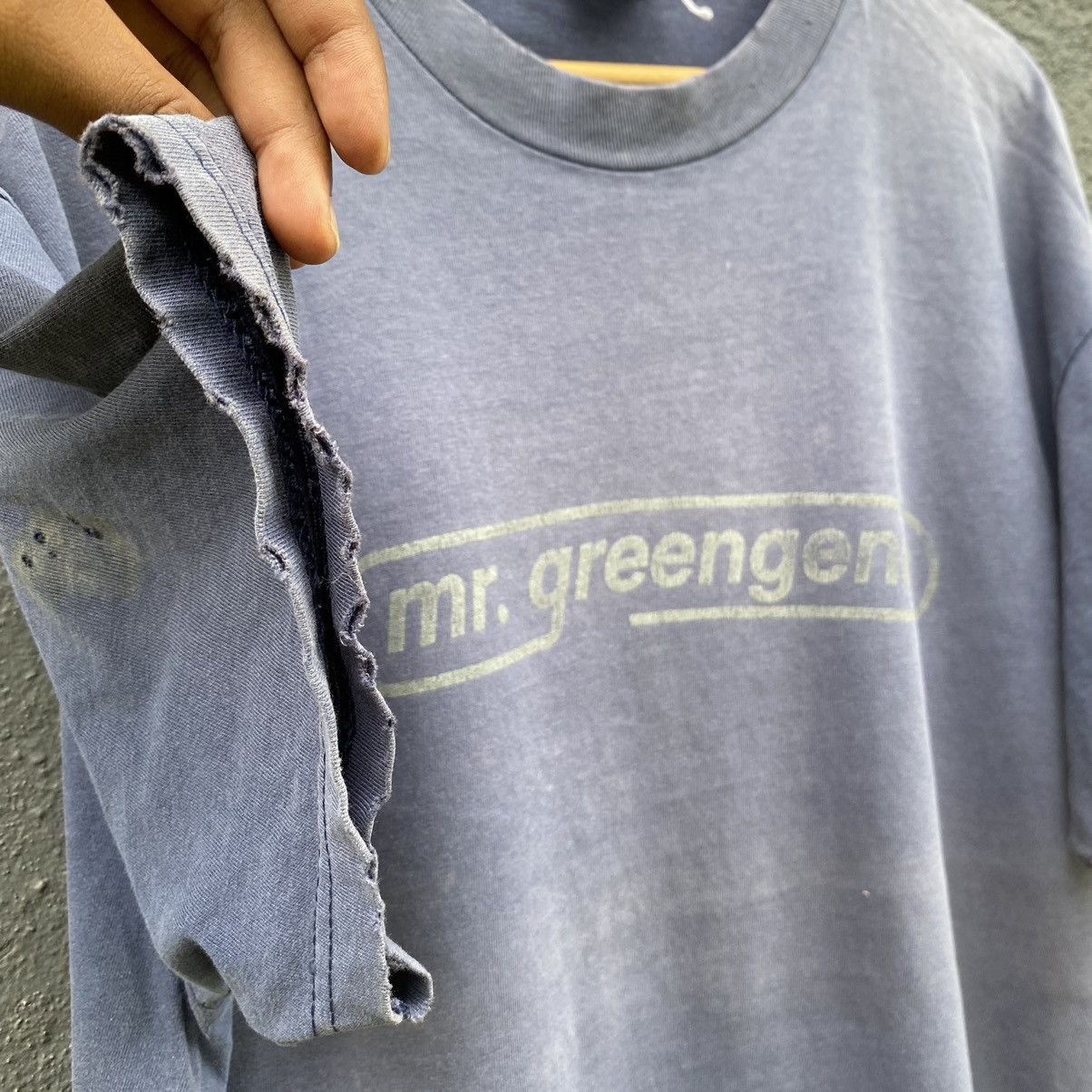Vintage Thrashed Faded Vintage 90s Mr. Greengenes ERD GRUNGE OG TEE Size US XL / EU 56 / 4 - 6 Thumbnail