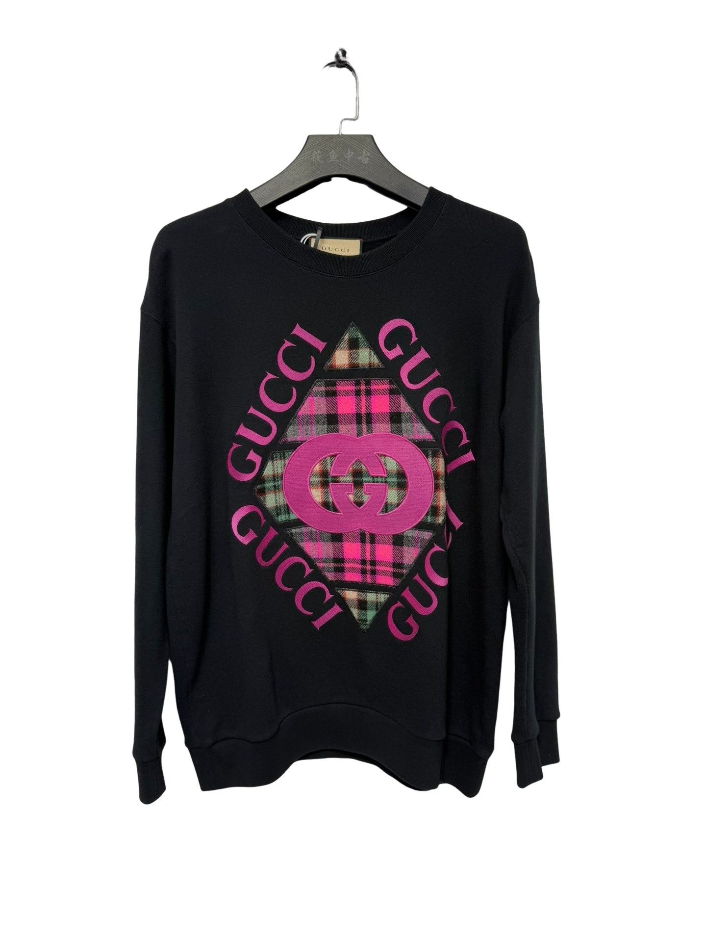 Gucci Gucci Pink Logo Sweatshirt Size M Size M / US 6-8 / IT 42-44 - 1 Thumbnail