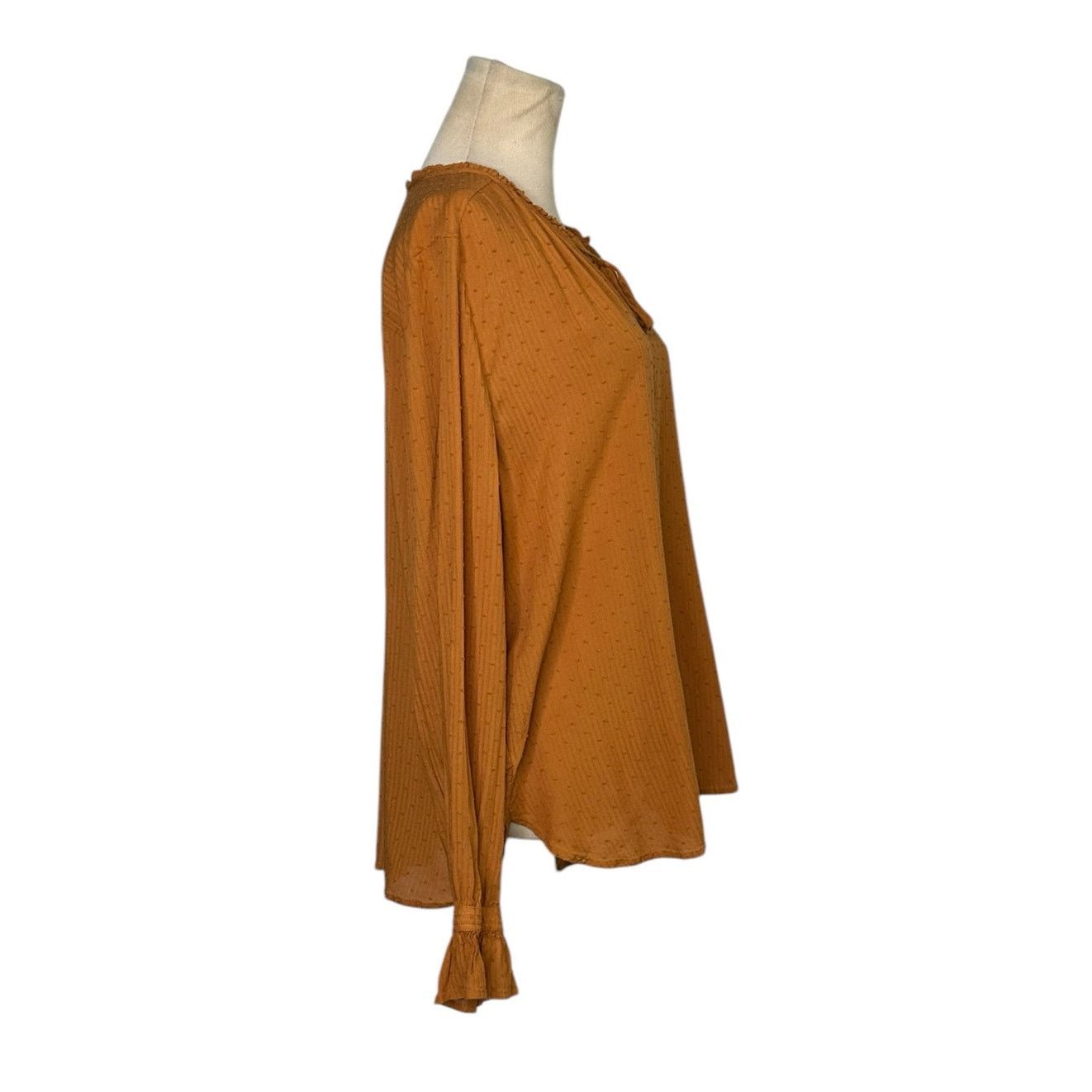Loft Loft burnt orange long sleeves tunic blouse size large Size L / US 10 / IT 46 - 7 Thumbnail