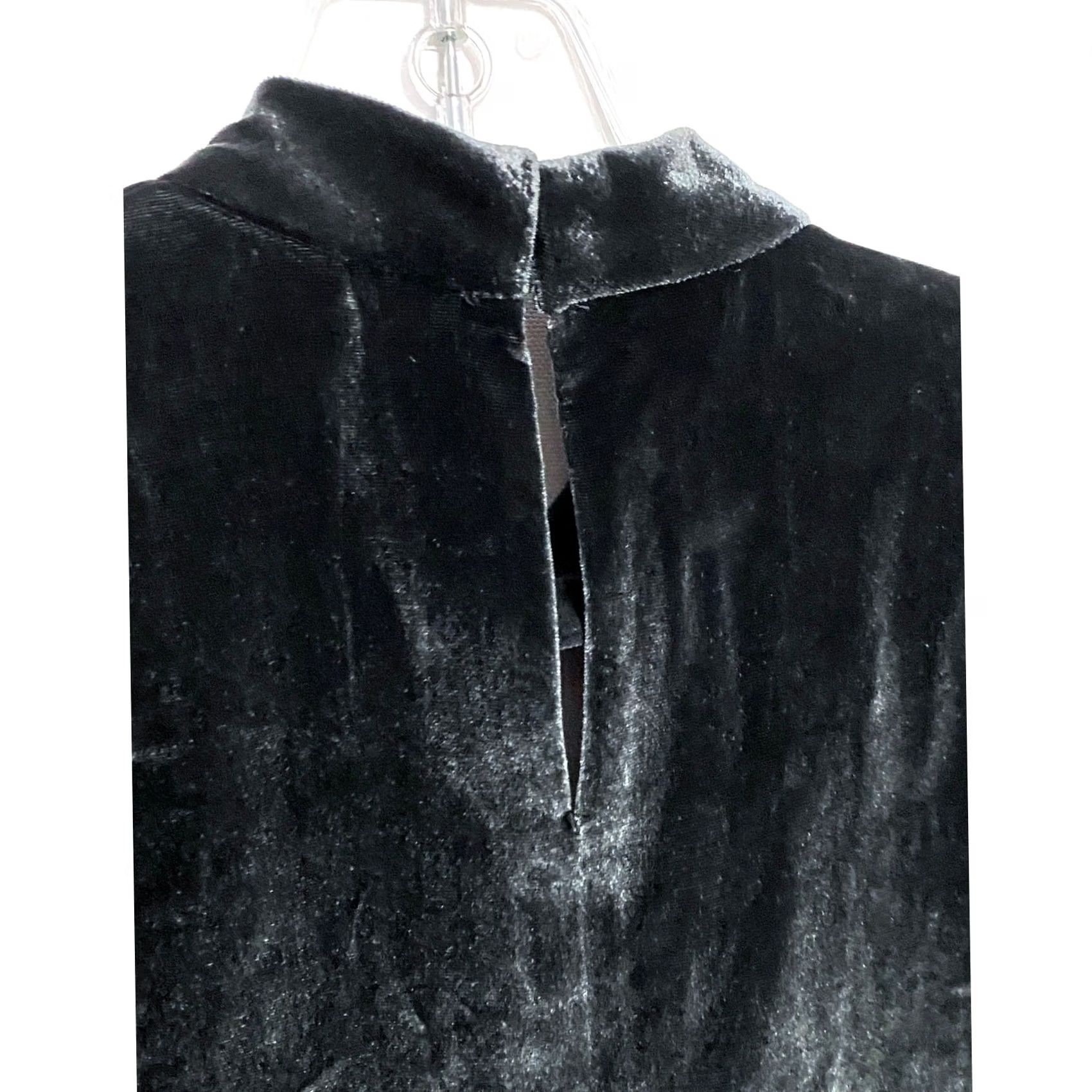 Madewell Madewell Velvet Black Choker Top Blouse Women S V Neck Whimsigoth Dark Fairy Y2K Blouse Velvet Black Choker Womens S V-Neck Whimsigoth Dark Fairy Y2K Size S / US 4 / IT 40 - 5 Thumbnail