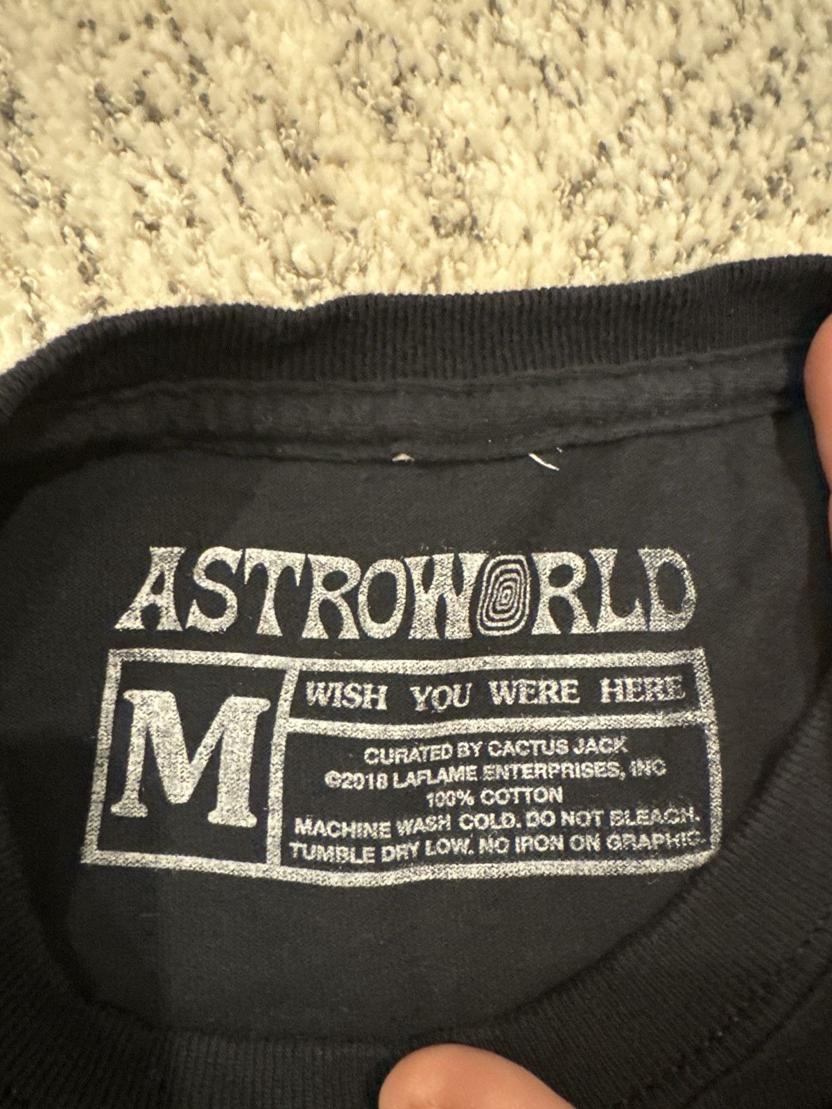 Travis Scott Travis Scott astroworld tour rollercoaster tee Size US M / EU 48-50 / 2 - 9 Thumbnail