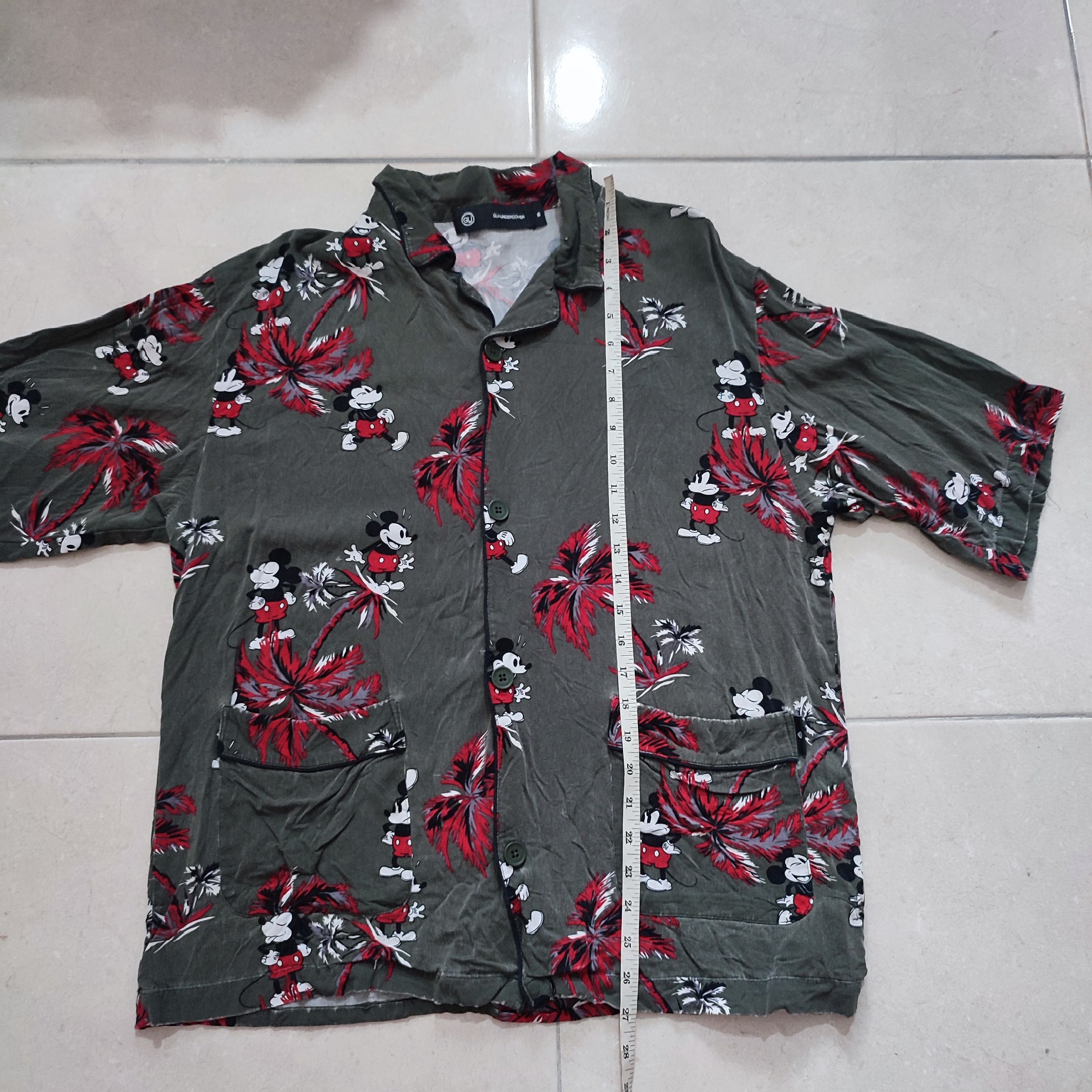Designer × Jun Takahashi × Undercover 🔥STEALS🔥Very Rare Undercover Disney Hawaii Distress Shirt Size US S / EU 44-46 / 1 - 8 Thumbnail
