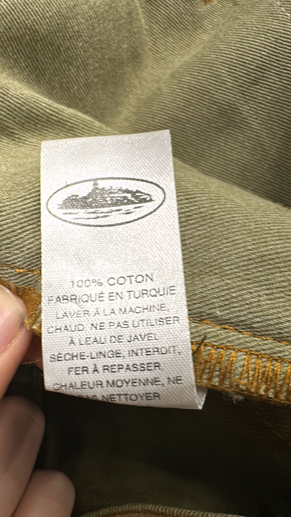 Corteiz × Vintage Corteiz FW23 Alcatraz Pattern Denim Jeans Khaki Large Size US 34 / EU 50 - 5 Thumbnail