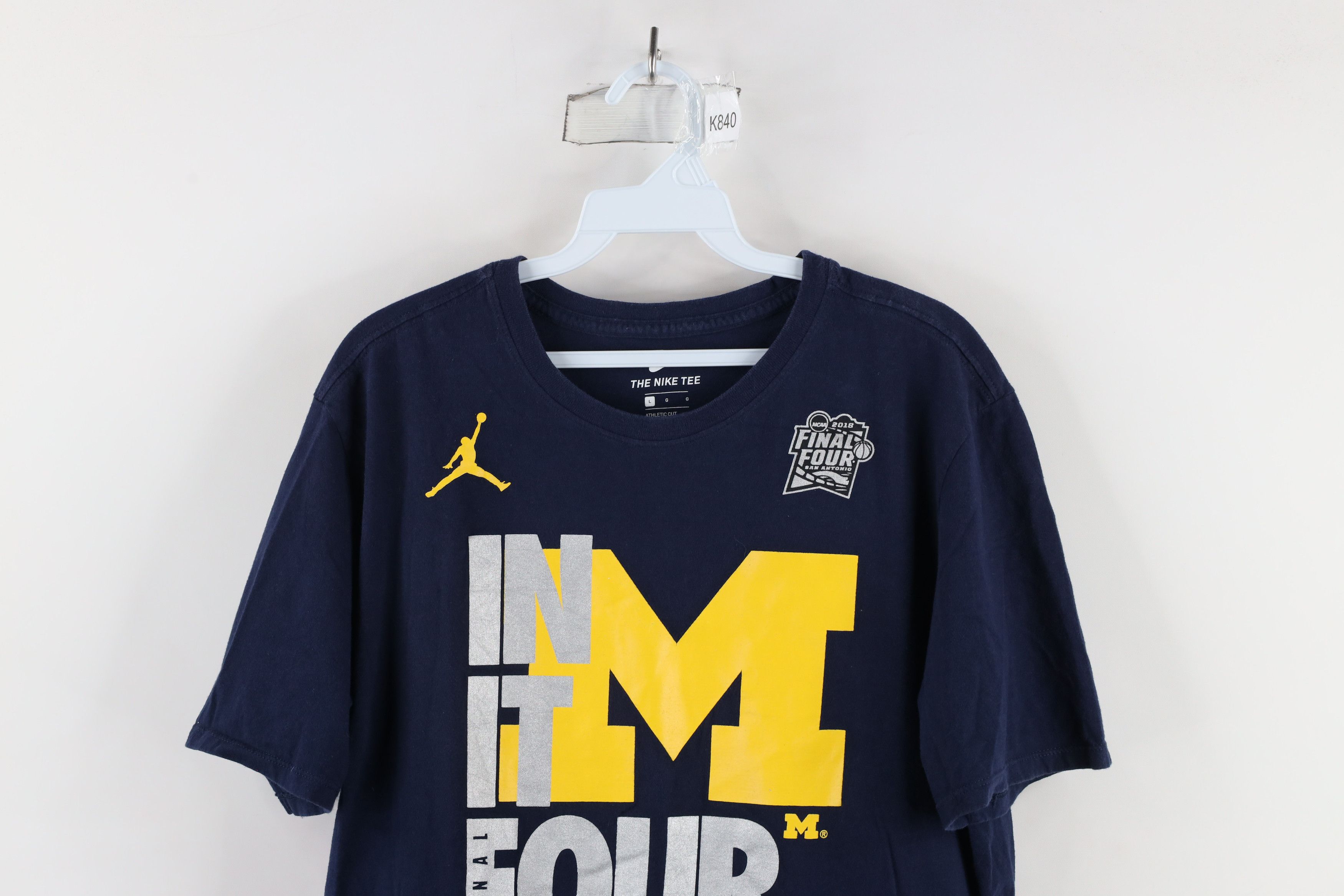 Nike Nike Air Jordan University of Michigan Basketball T-Shirt Size US L / EU 52-54 / 3 - 2 Thumbnail