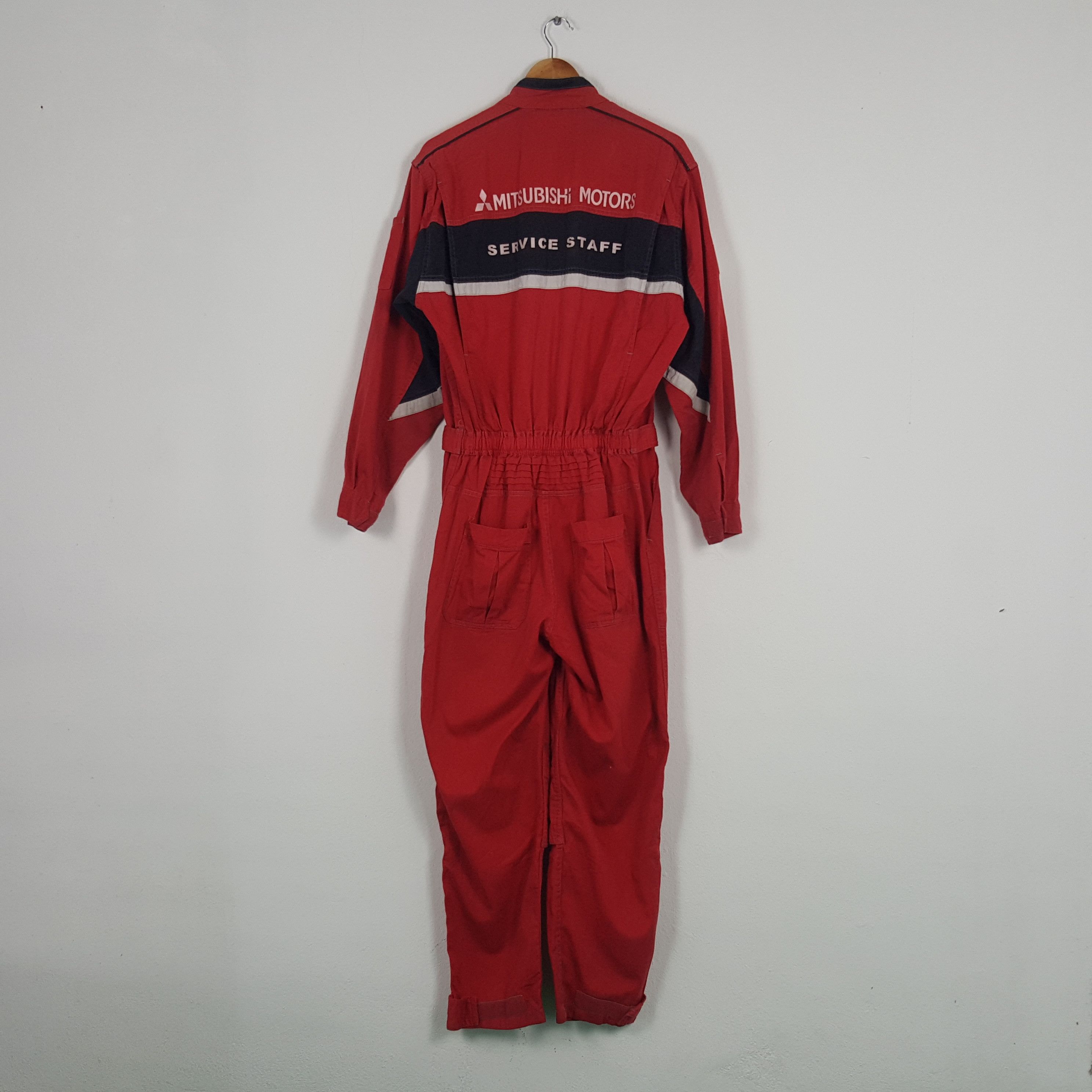 Japanese Brand × Vintage Vintage Mitsubishi Motors Service Staff Coverall Jacket Size US M / EU 48-50 / 2 - 1 Thumbnail