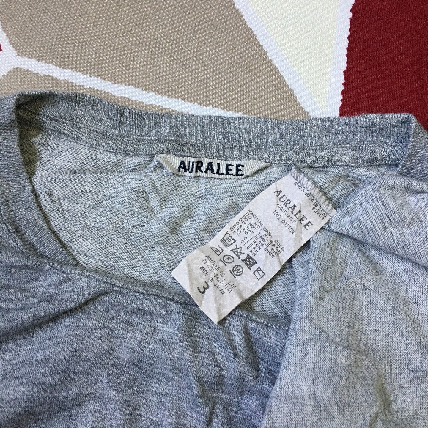 Auralee Auralee Japan Seamless Luster Plating Tshirt Size US L / EU 52-54 / 3 - 5 Thumbnail