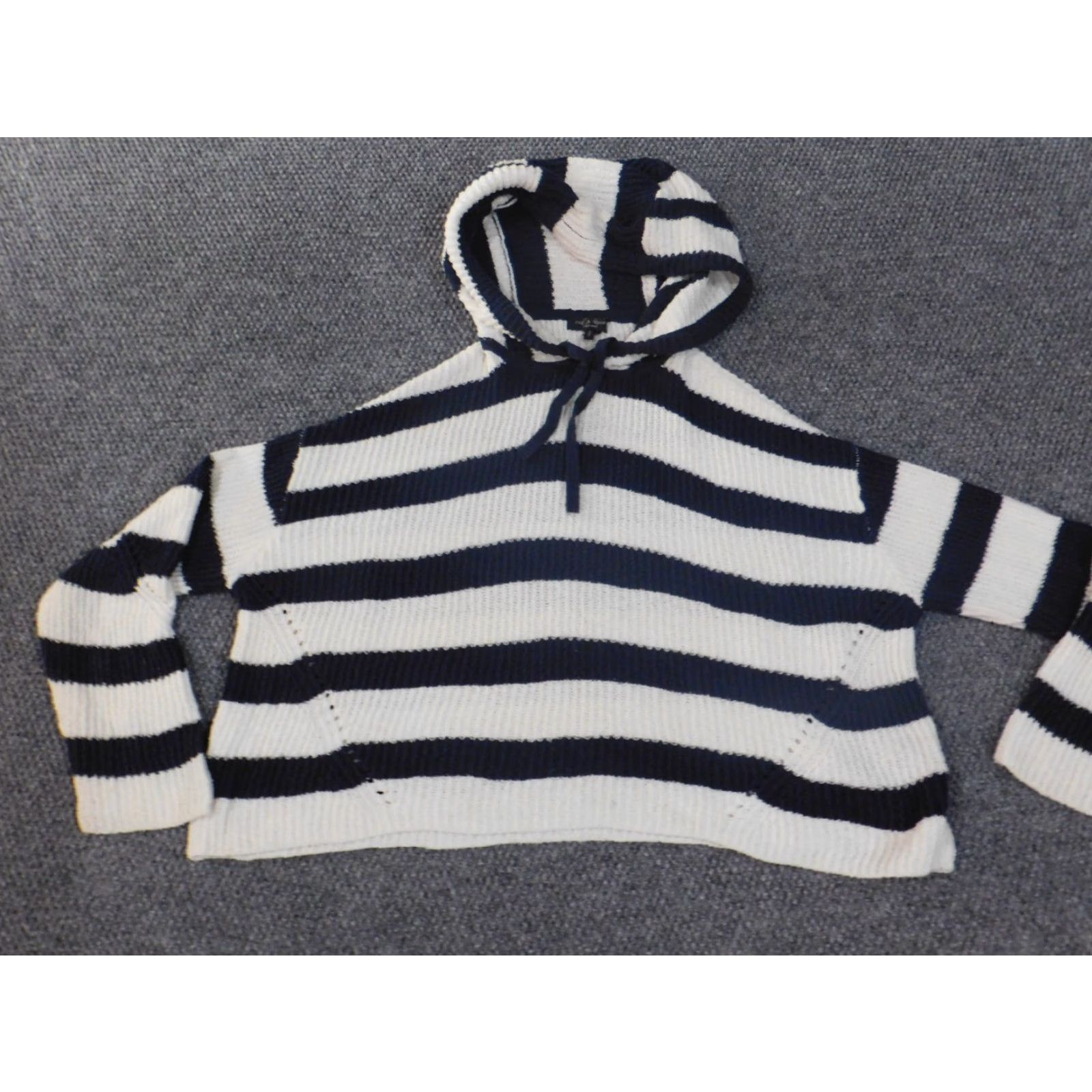 Rag & Bone rag & bone Womens Small sweater White striped knit pullover rib knit long sleeve Size S / US 4 / IT 40 - 3 Thumbnail