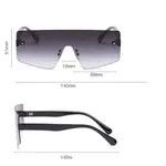 Electric Visual Vintage rimless sunglasses Size ONE SIZE - 3 Thumbnail