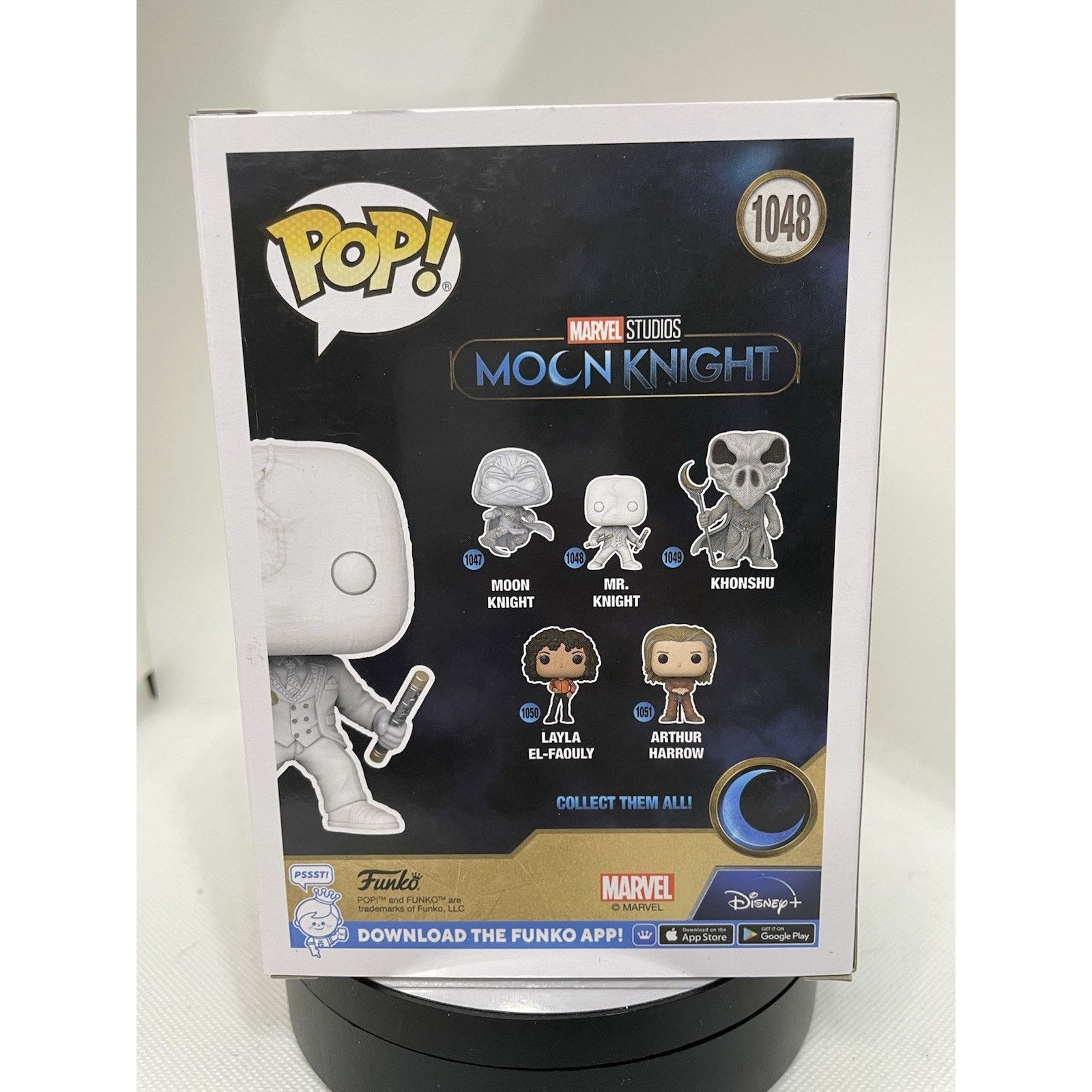 Marvel Comics Funko Pop! Mr. Knight #1048 - Moon Knight - Pop Protector Size ONE SIZE - 5 Thumbnail