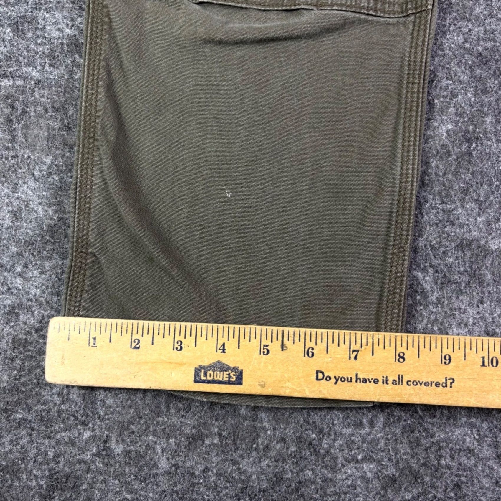 Carhartt Carhartt Mens Relaxed Fit Double Front Work Pants Olive Green 38x30 Carpenter Size US 38 / EU 54 - 3 Thumbnail