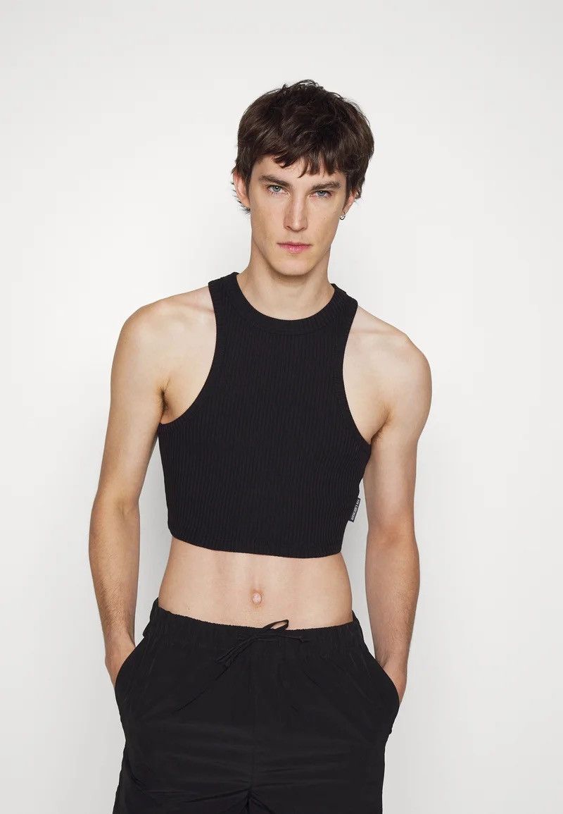 Han Kjobenhavn !DS! SS23 Han Kjobenhavn Cropped Racer Black Top Size US L / EU 52-54 / 3 - 3 Thumbnail