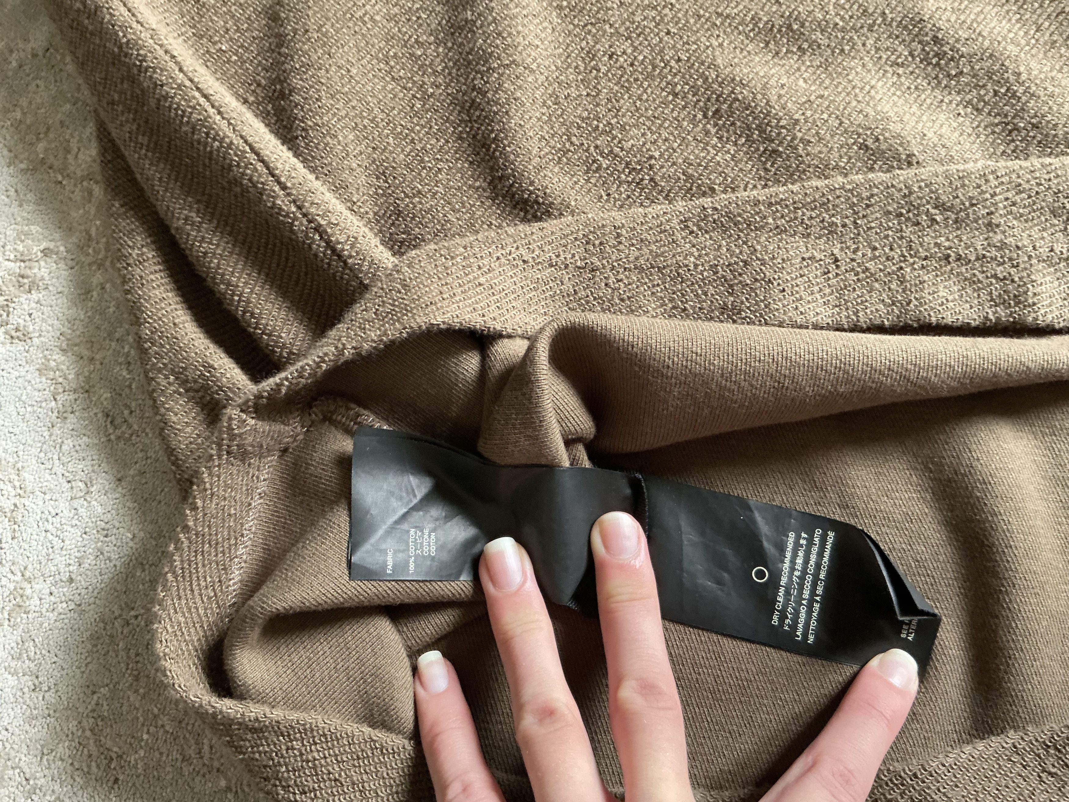 Fear of God Fear of God knitted short sleeve T-shirt mocha brown Size US L / EU 52-54 / 3 - 7 Thumbnail
