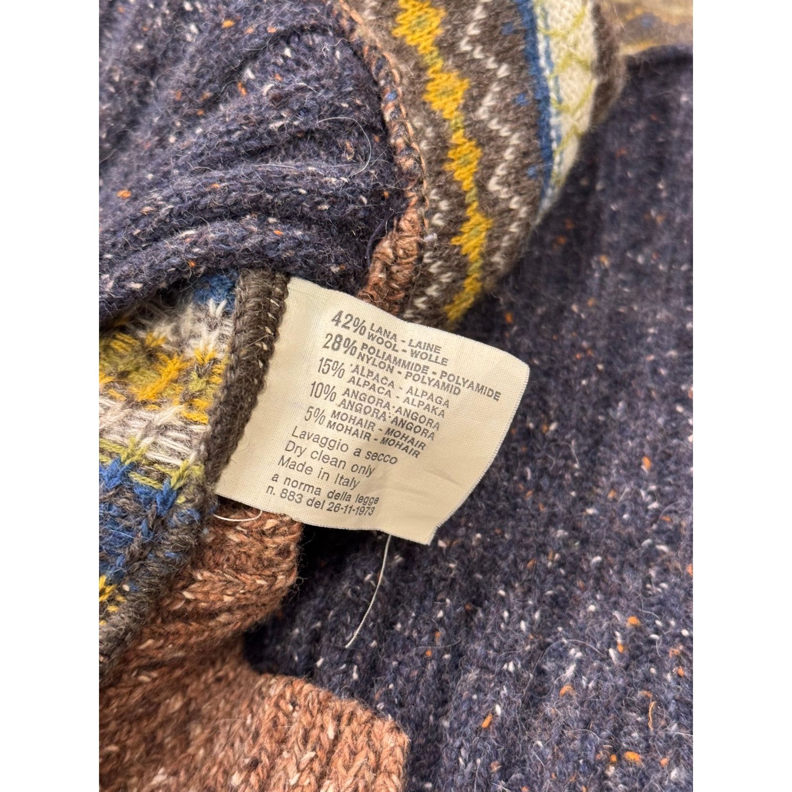Dolce & Gabbana A/W1996 Dolce & Gabbana patchwork reconstructed sweater Size M / US 6-8 / IT 42-44 - 7 Thumbnail