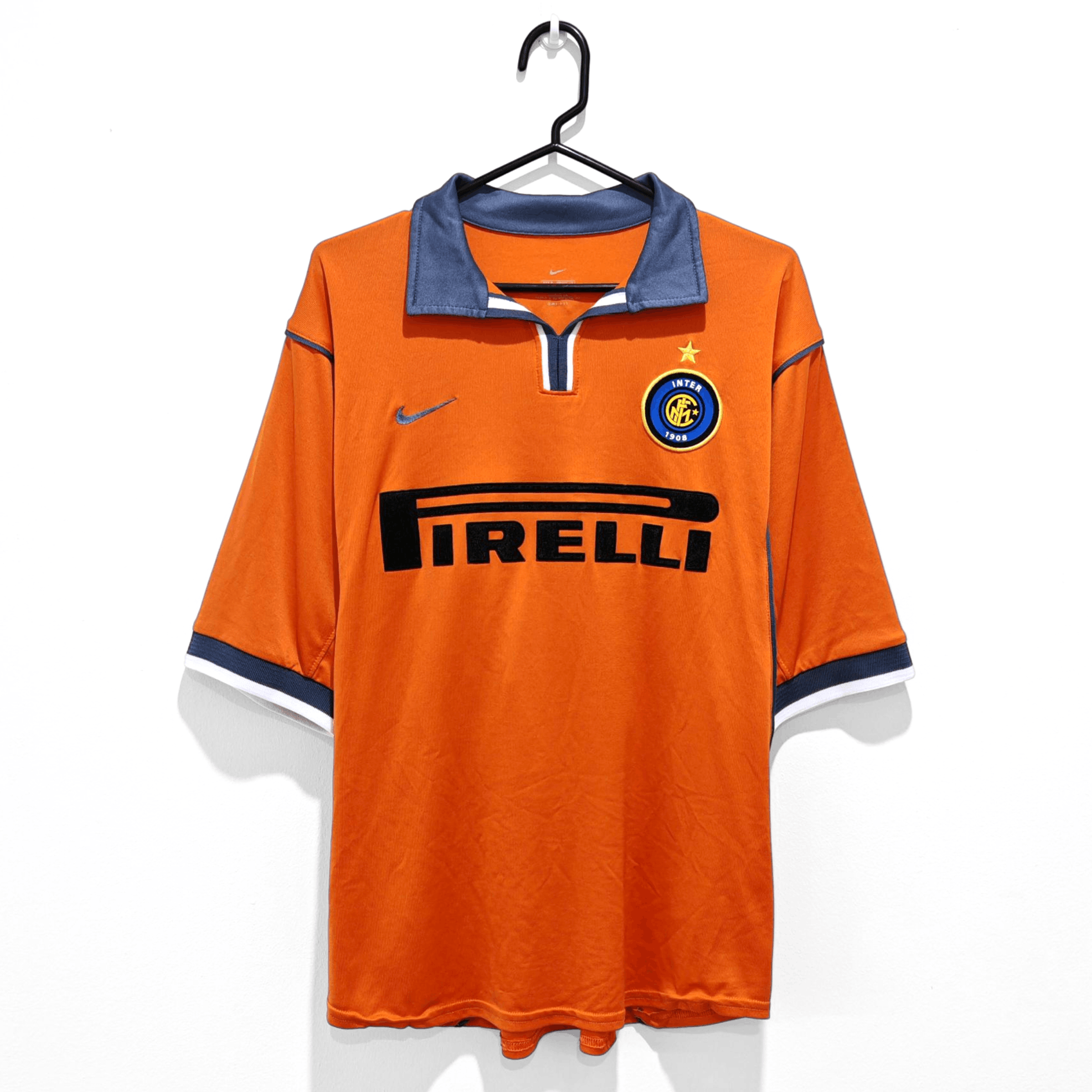 Nike 🇮🇹 Inter​ Milan​ Third​ Kit​ 2000-2001​s Size US M / EU 48-50 / 2 - 1 Thumbnail