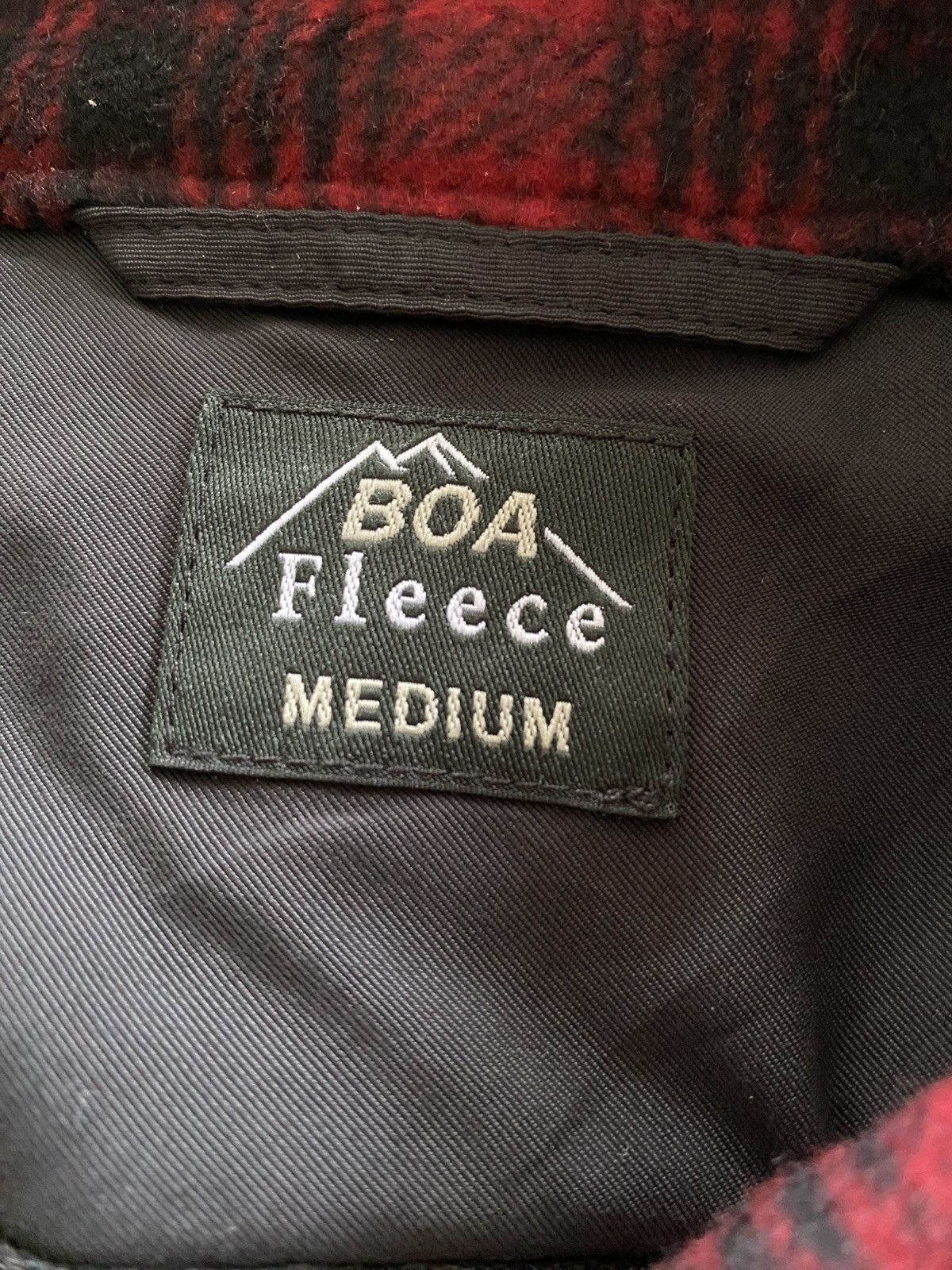 Flannel × Japanese Brand × Uniqlo Boa Fleece Zipper Up Flannel Winter Jacket Size US M / EU 48-50 / 2 - 7 Thumbnail