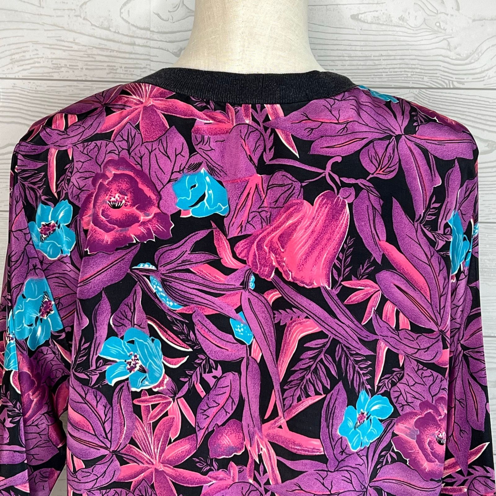 Other Vintage 80s Anata floral pullover top Size Medium Size M / US 6-8 / IT 42-44 - 5 Thumbnail
