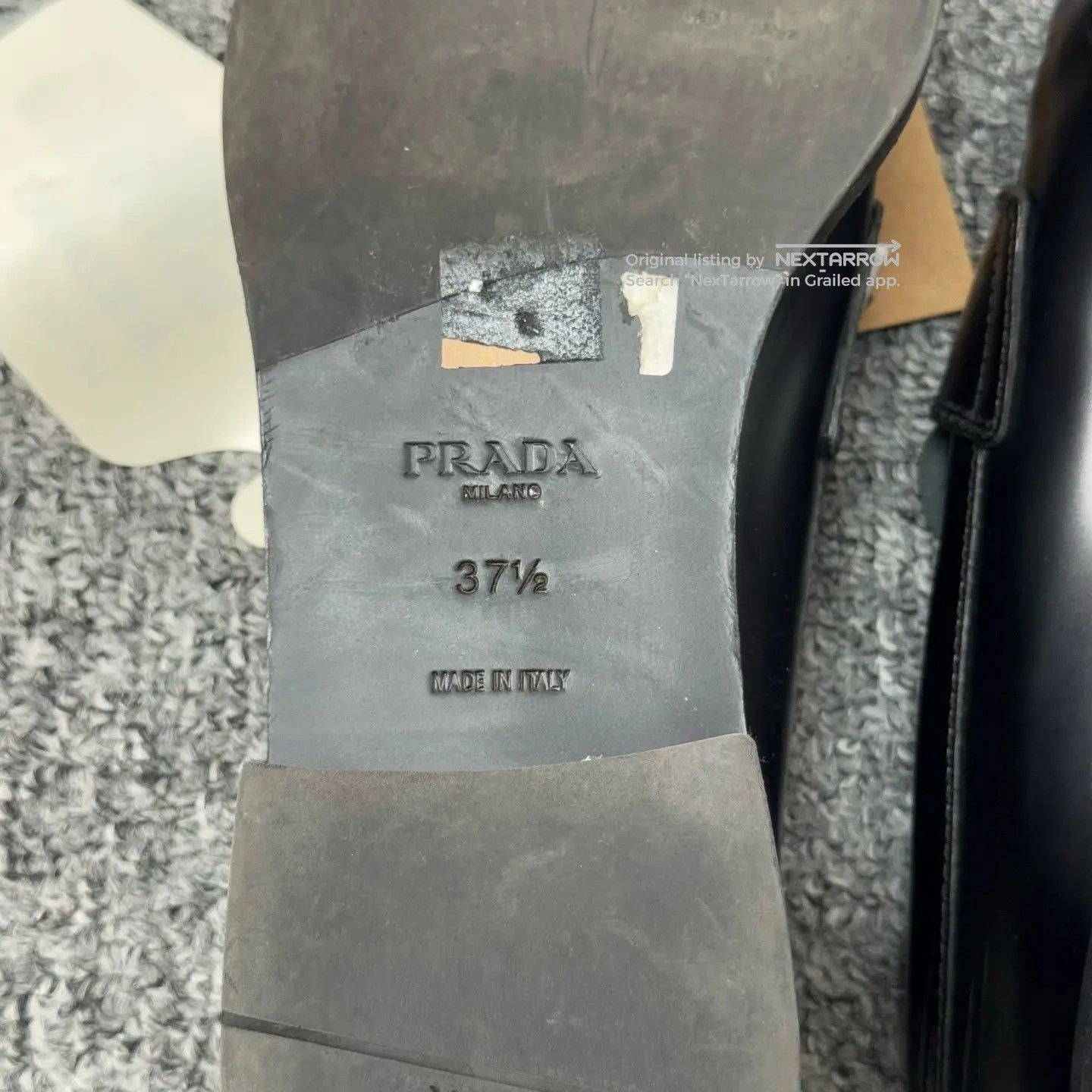 Prada Prada Triangle Logo Loafer EU37.5 99% New Size US 7.5 / IT 37.5 - 7 Thumbnail