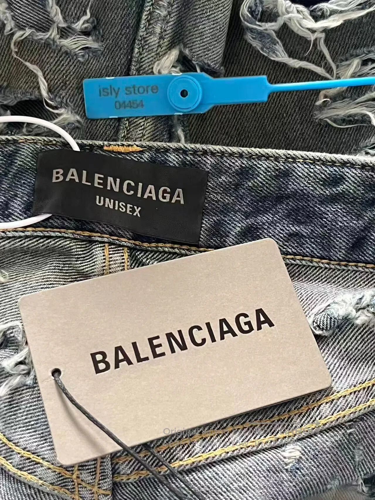 Balenciaga balenciaga super destroyed denim jeans. Size US 26 / EU 42 - 4 Thumbnail