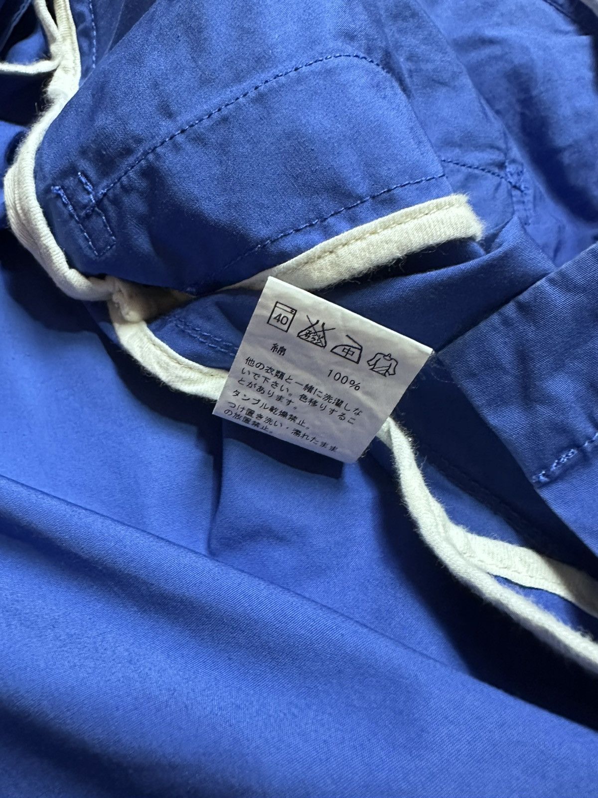 Danton Danton Royal Blue Cotton Chore Jacket JD-8447 Size US XS / EU 42 / 0 - 9 Thumbnail