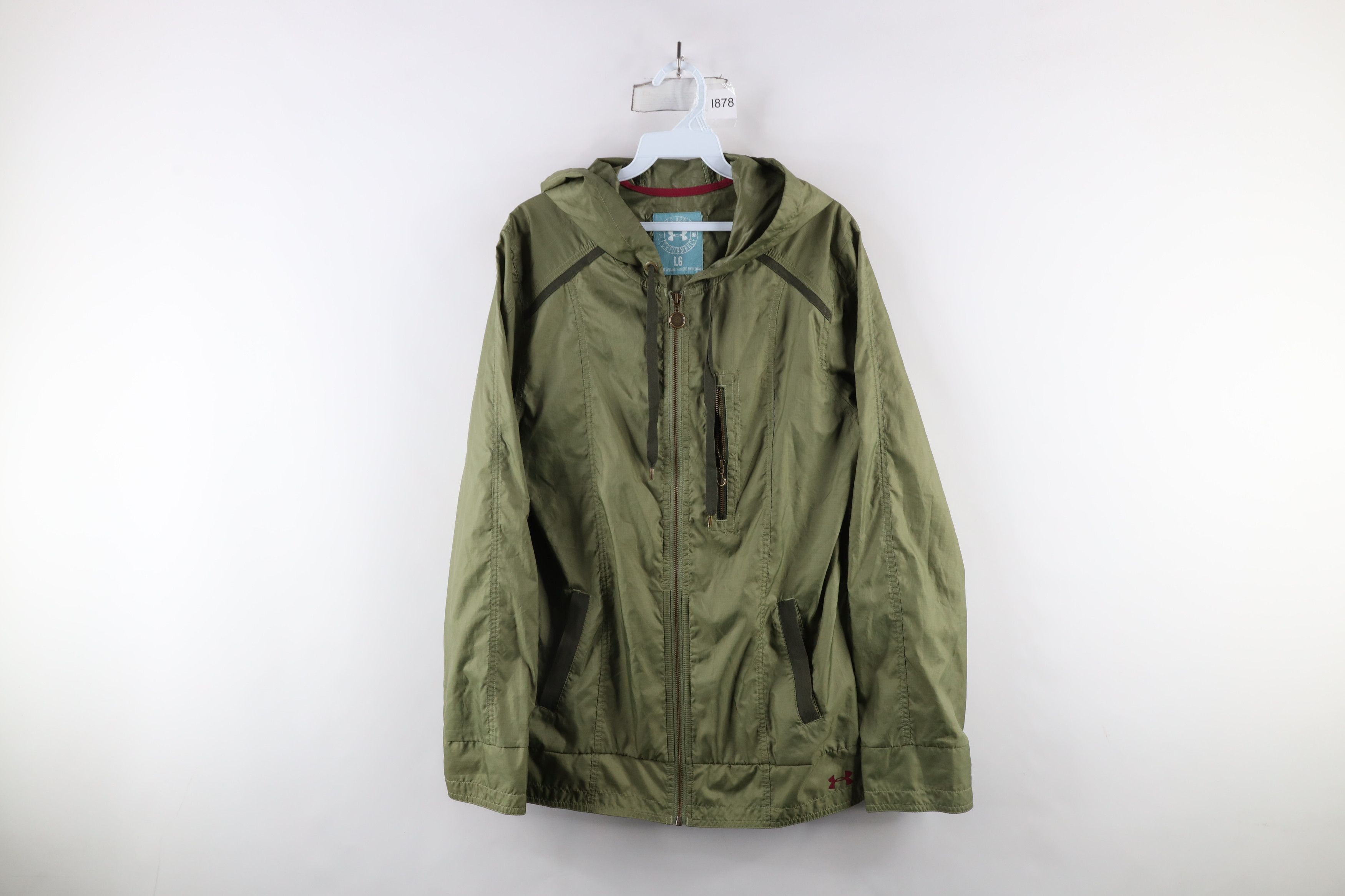 Under Armour Vintage Under Armour Ripstop Military Style Hooded Rain Jacket Grailed