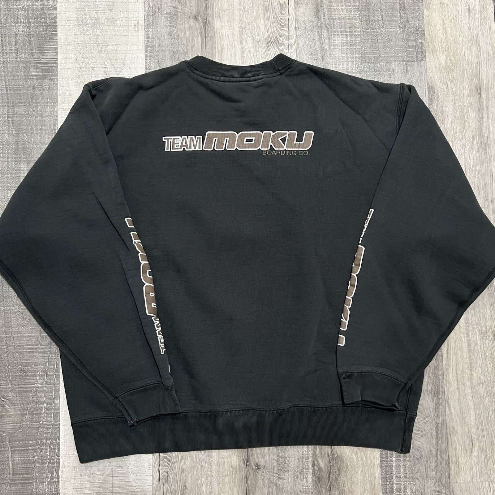 Vintage VTG Moku Boarding Co Heavy Cotton Hawaii Surf Sweatshirt 90s Size US L / EU 52-54 / 3 - 2 Thumbnail