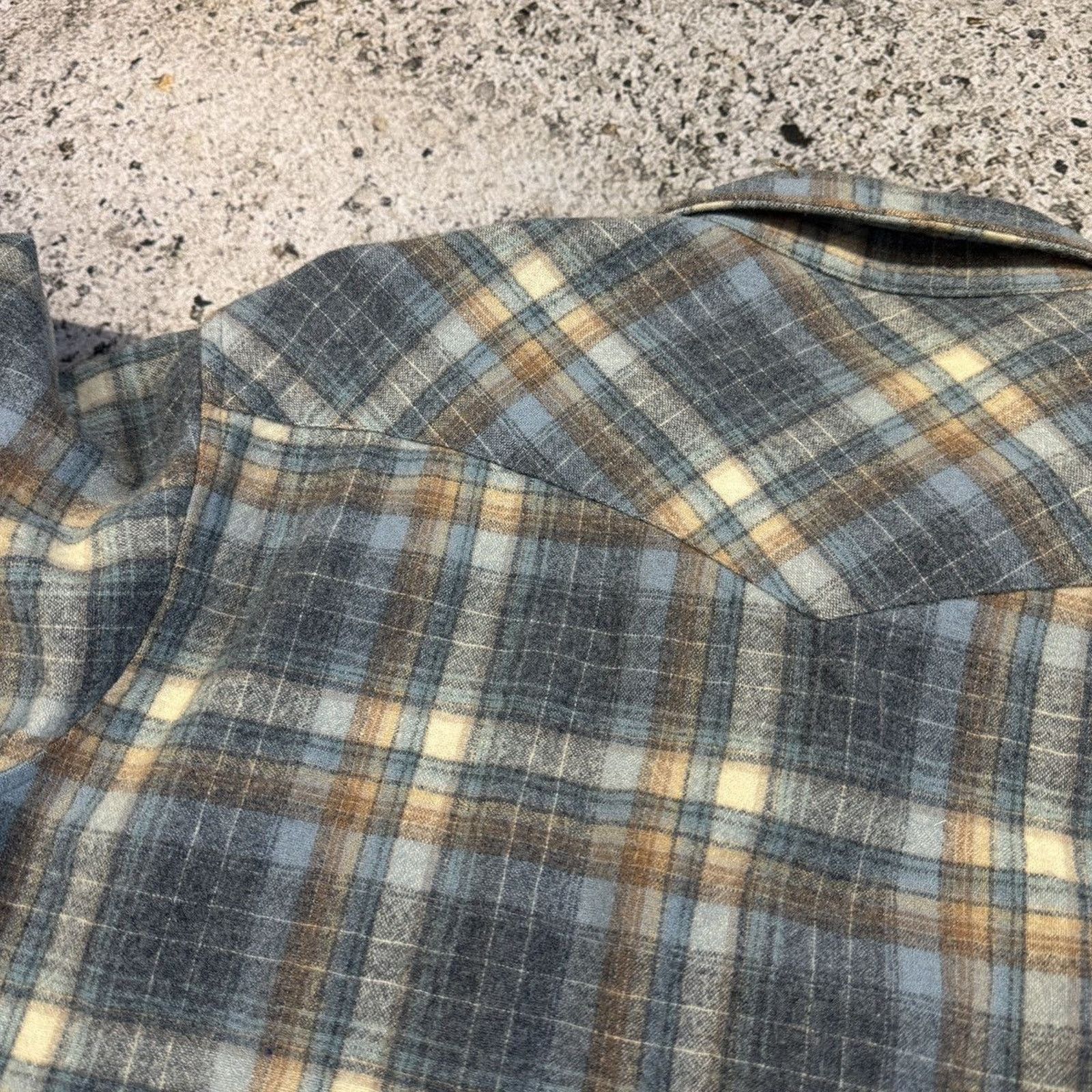 Pendleton 70s Pendleton Western Plaid Shirt ERD Grunge Margiela RRL Size US L / EU 52-54 / 3 - 4 Thumbnail