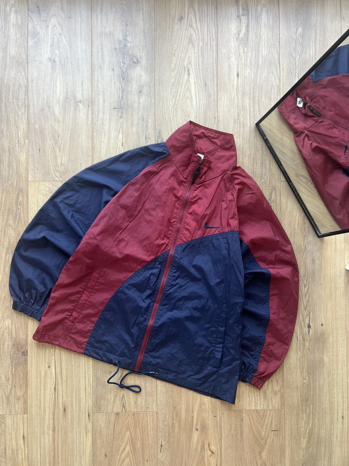Nike 00’s NIKE SWOOSH LOGO Y2K TRACK JACKET GORPCORE Size US M / EU 48-50 / 2 - 1 Thumbnail