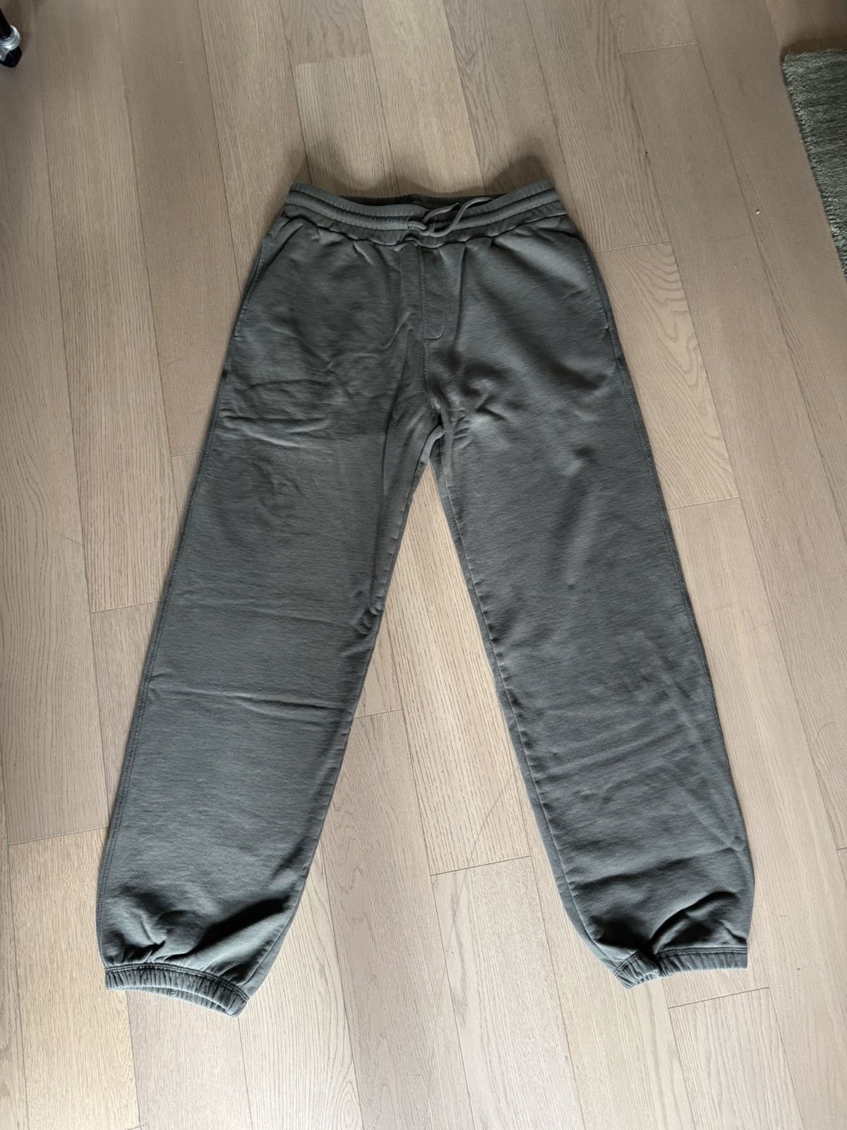 Cole Buxton Heavyweight Warm Up Sweatpants Khaki Size US 33 - 1 Thumbnail