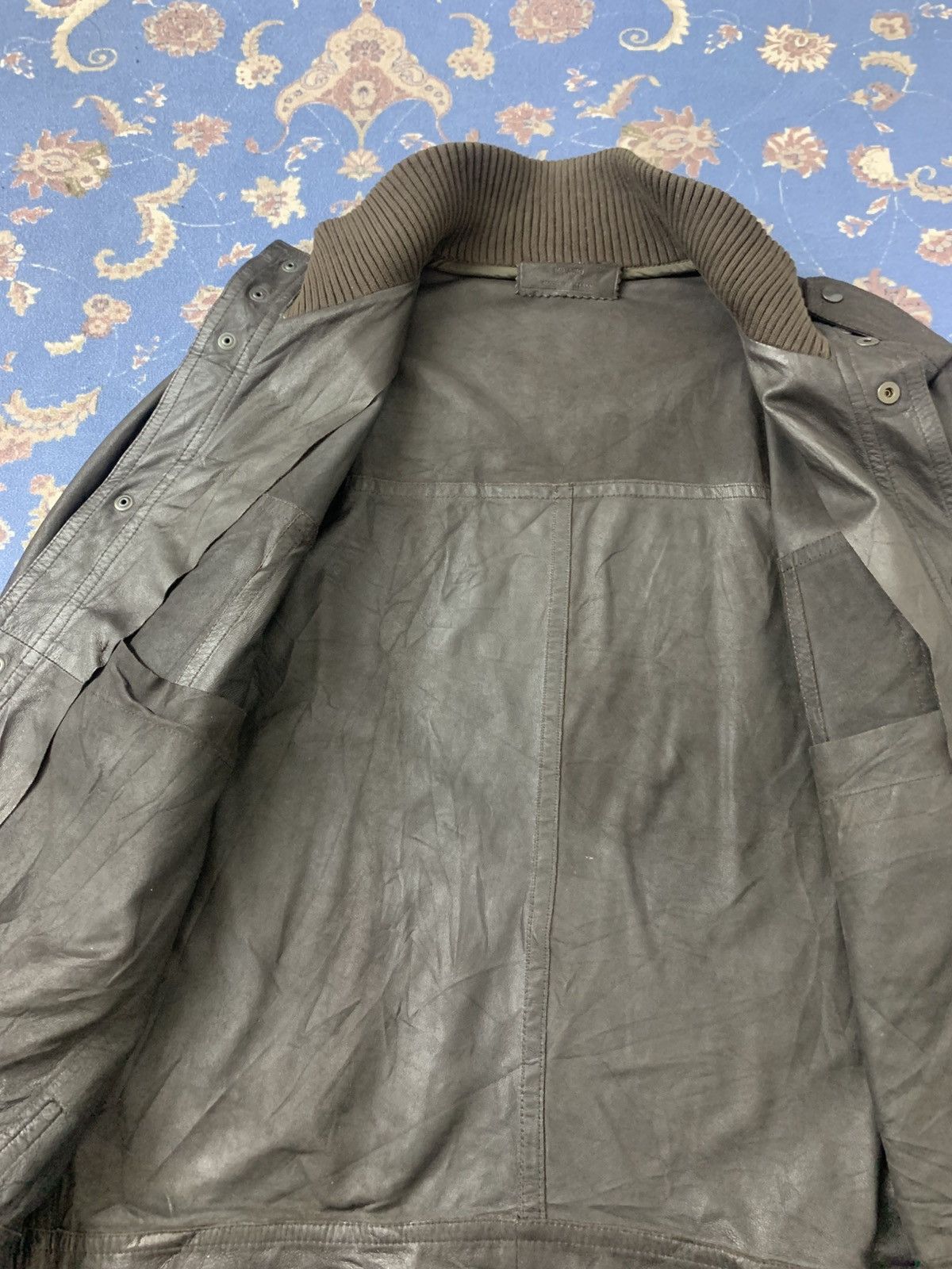 Prada Vintage PRADA Leather Biker Jacket Size US M / EU 48-50 / 2 - 10 Thumbnail