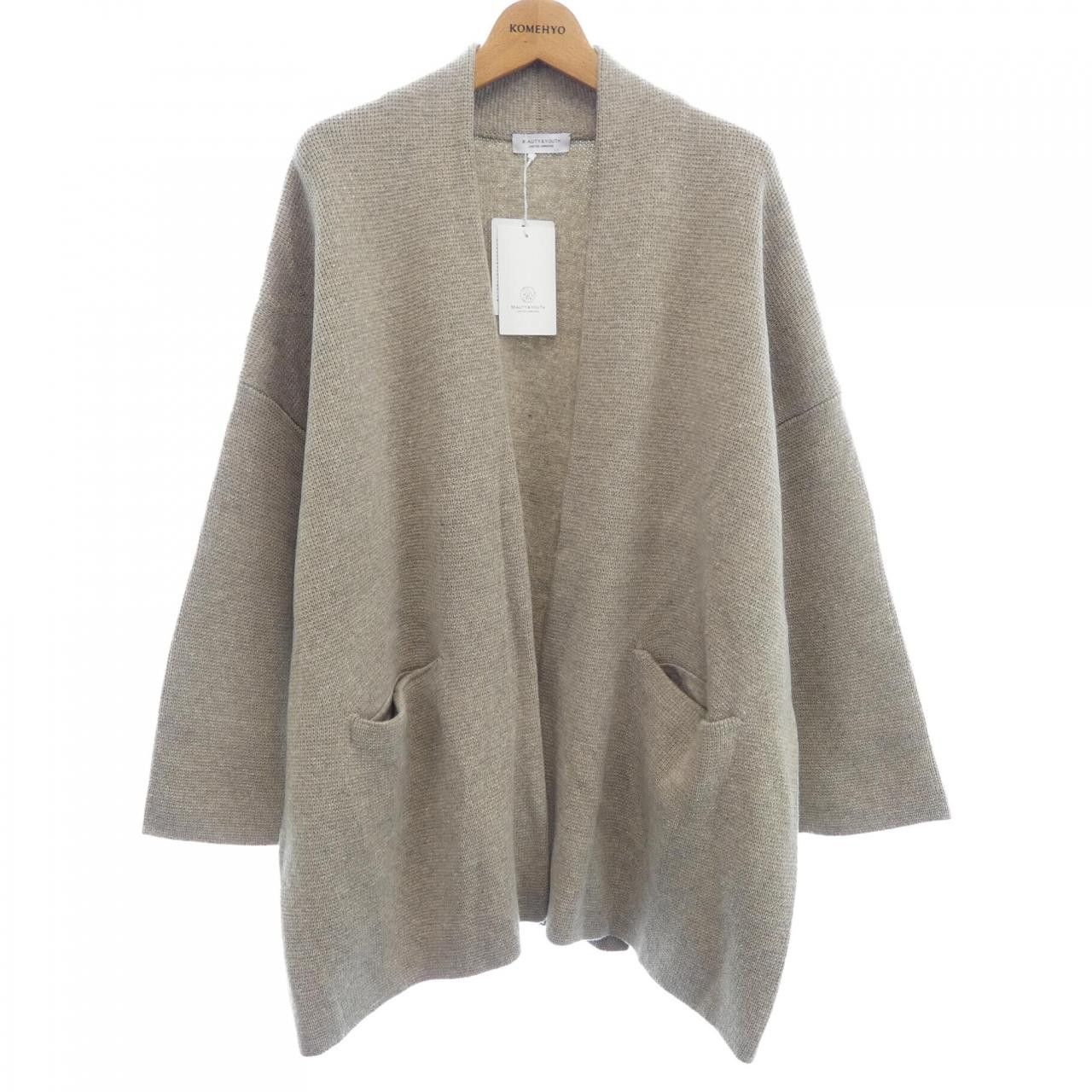 United Arrows BEAUTY&YOUTH Wool Cardigan Textile Tops DUTY FREE for USA