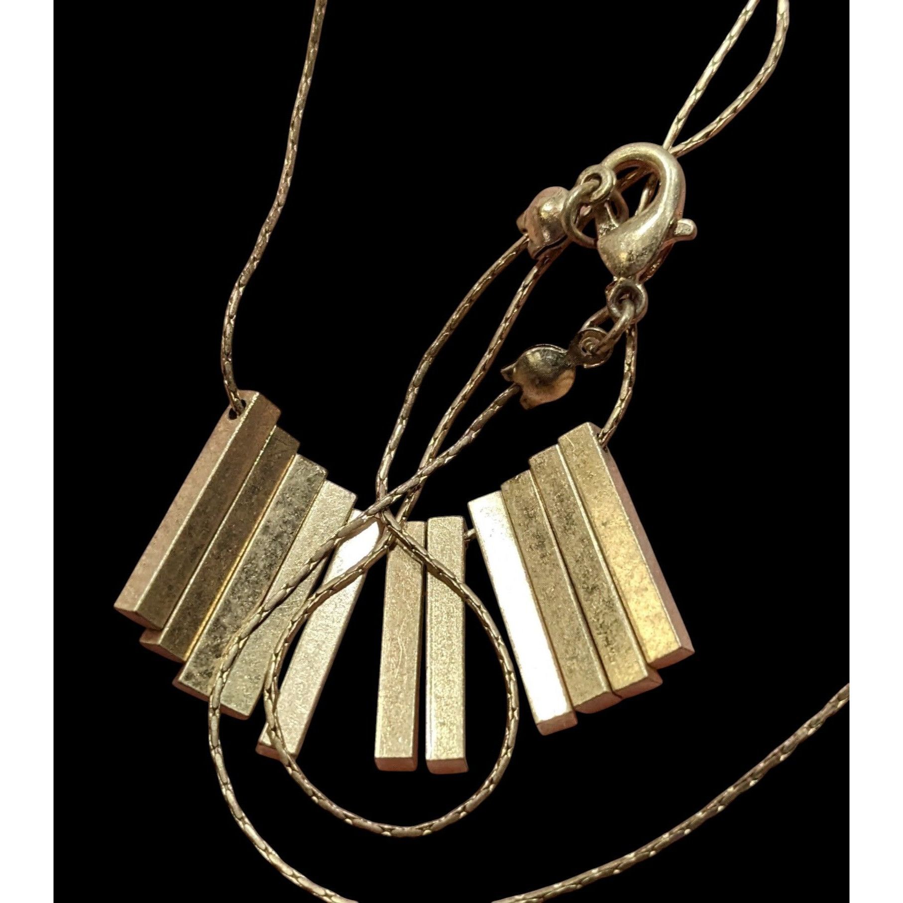 Other Modern Elegant Key Fringe Gold Tone Necklace Size ONE SIZE - 3 Thumbnail